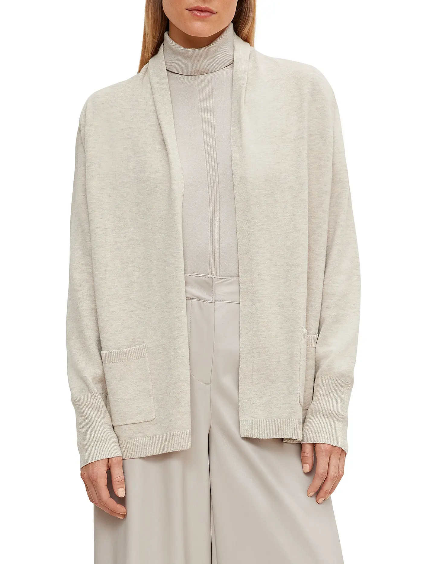 COMMA | Strickjacke | beige