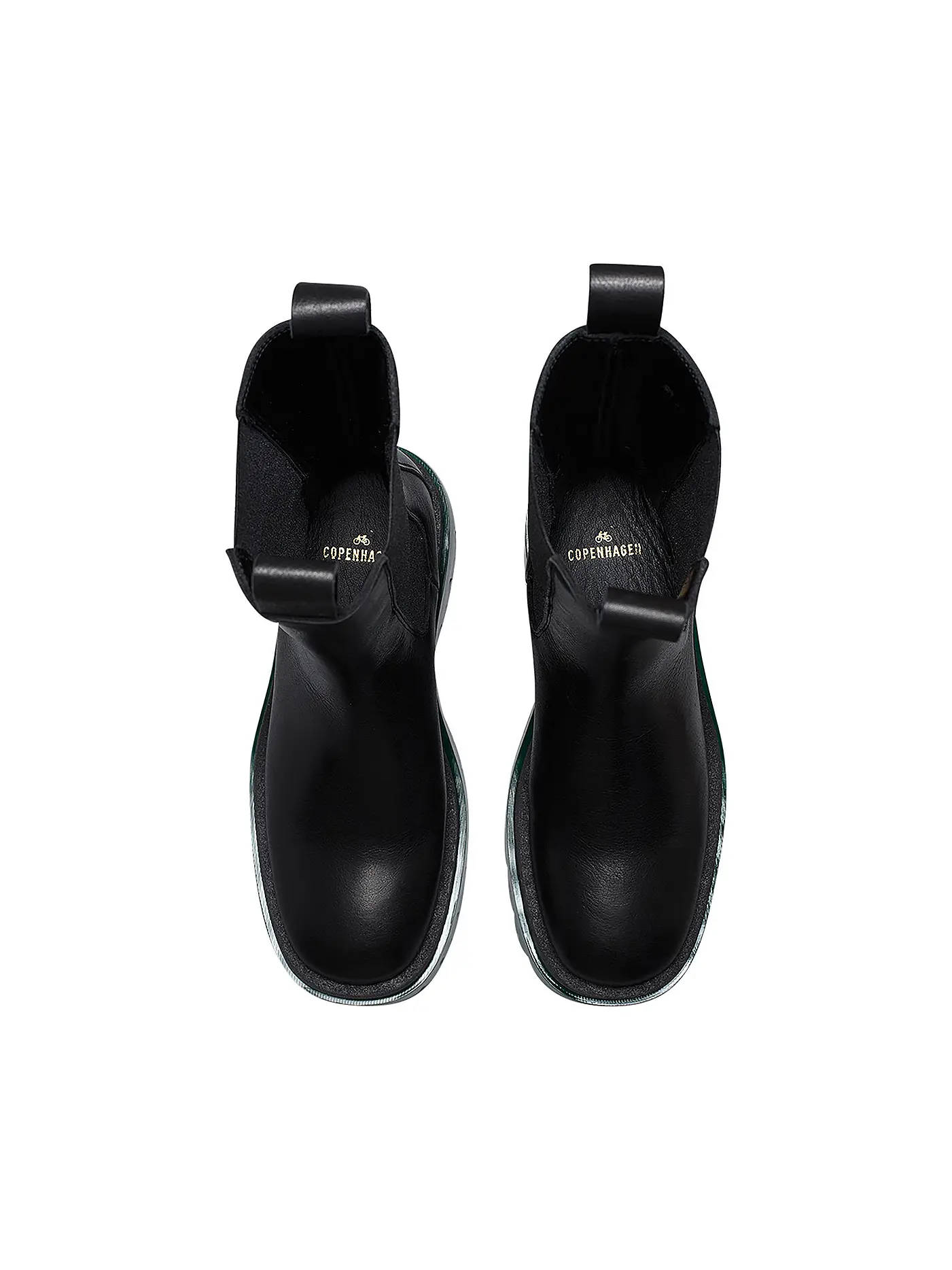 COPENHAGEN | Long Chelsea Boots Vitello CPH1000 | schwarz