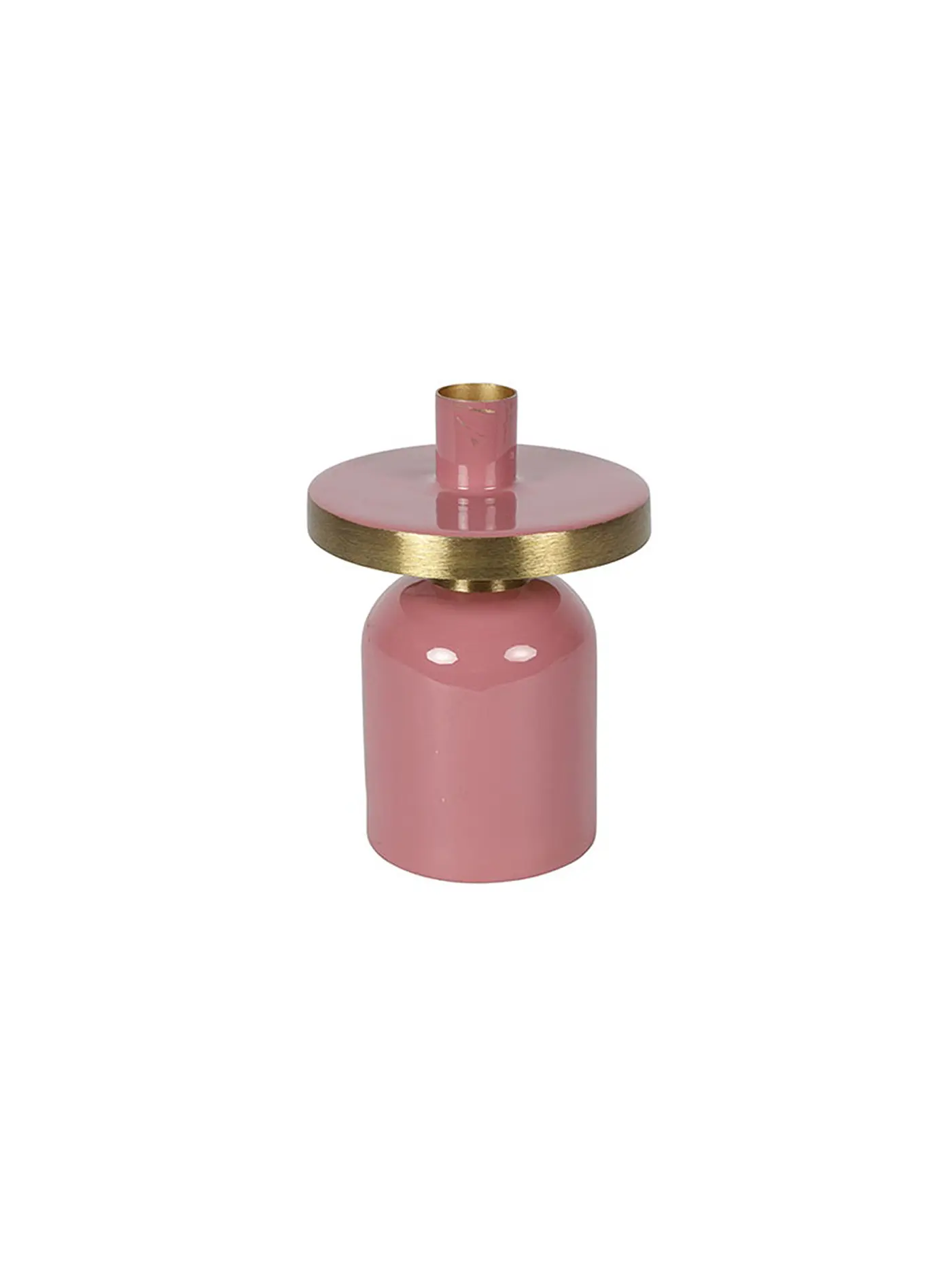COUNTRYFIELD | Kerzenhalter Madras L 14,5cm Altrosa | rosa