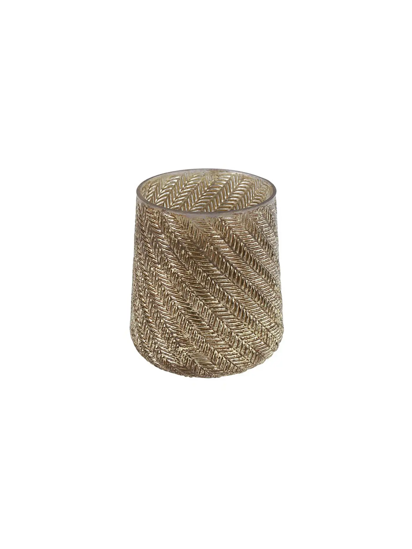 COUNTRYFIELD | Teelichthalter MELIS 11x13cm Large Broze | hellbraun