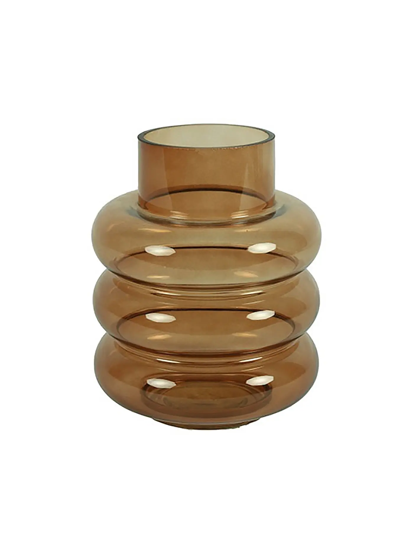 COUNTRYFIELD | Vase NIKKY 17x22,5cm Braun | hellbraun