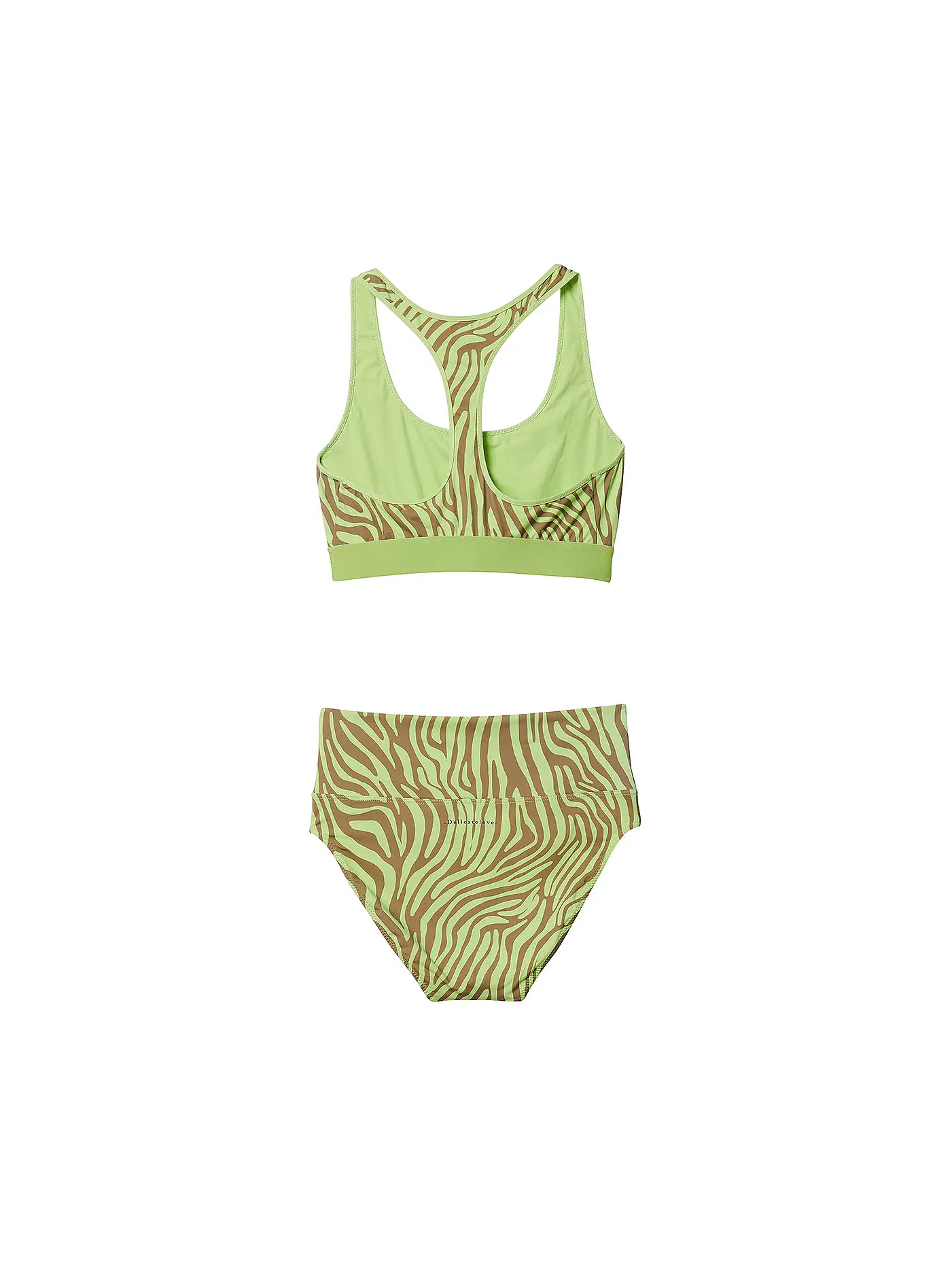 DELICATELOVE | Bikini FIONA BIG TIGER | grün