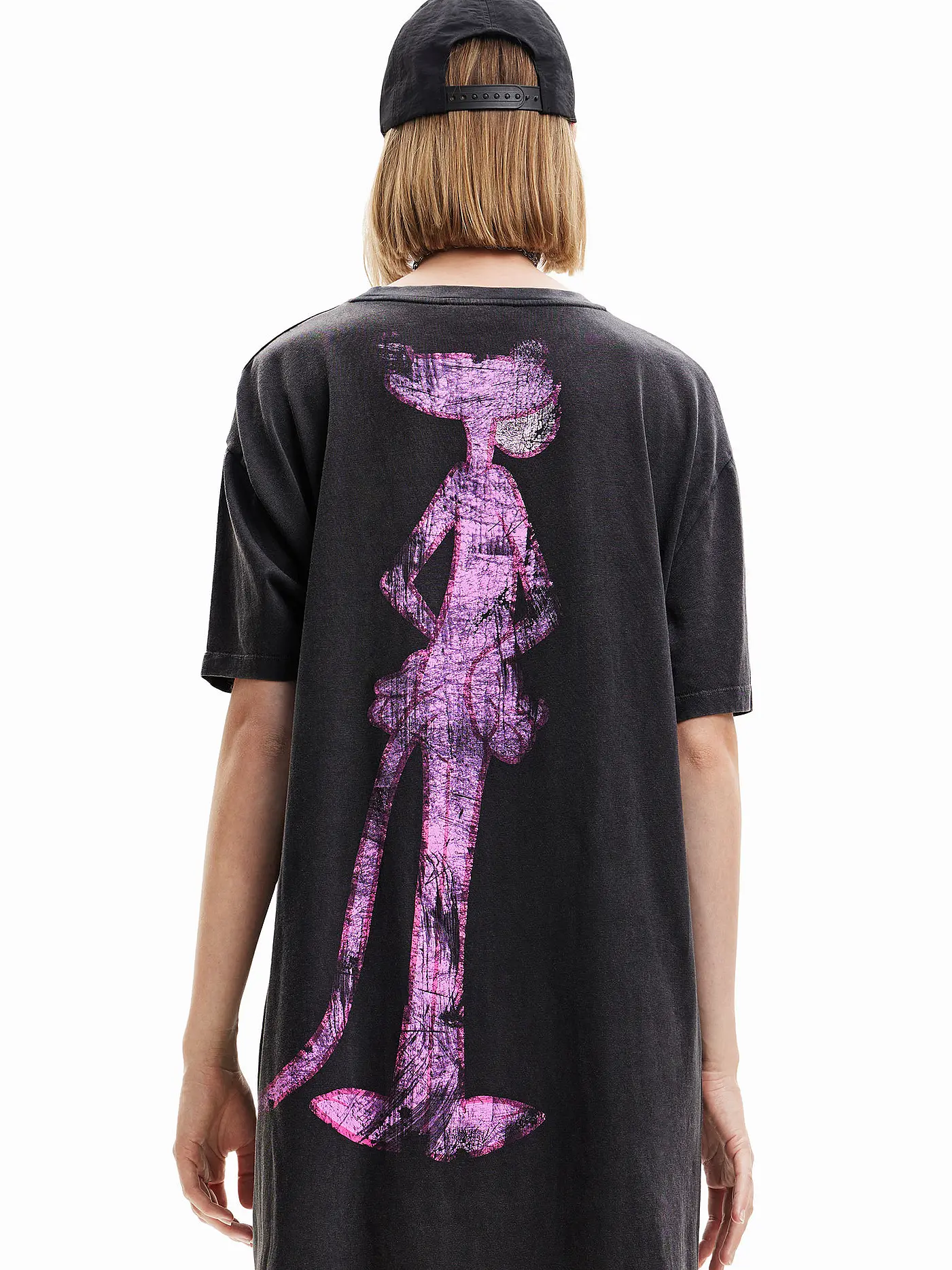 DESIGUAL | Shirtkleid | schwarz