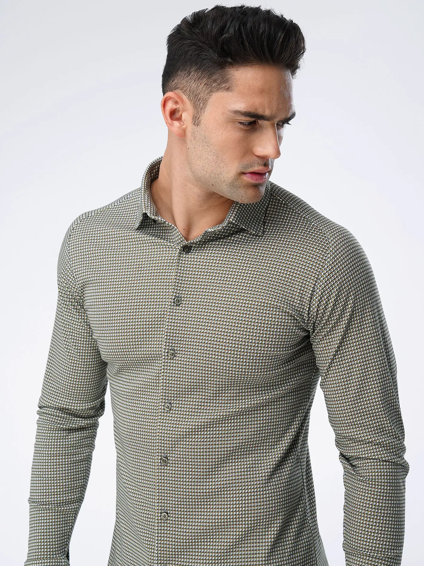 DESOTO | Hemd Slim Fit  | grün