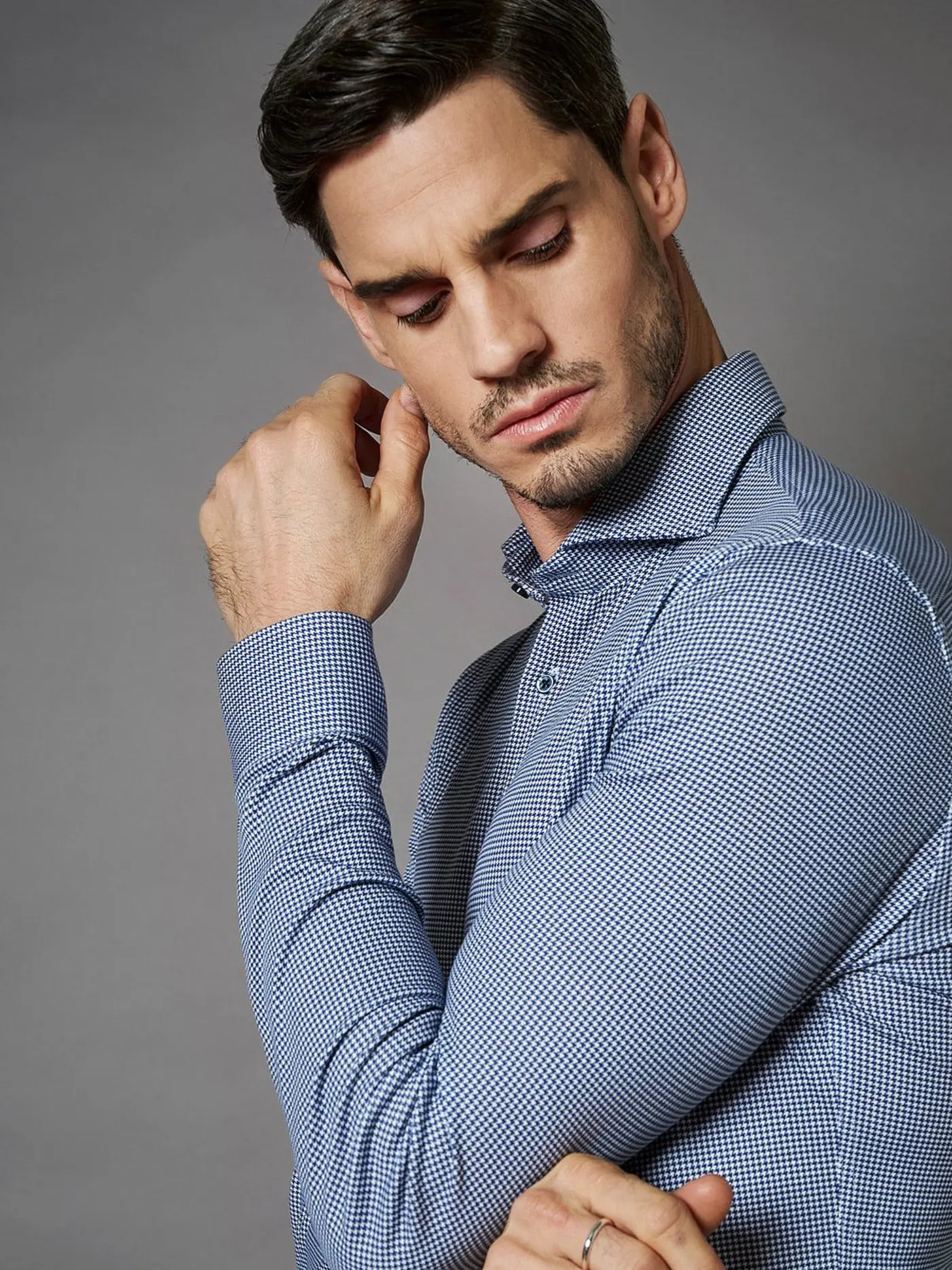 DESOTO | Hemd Slim Fit  | dunkelblau