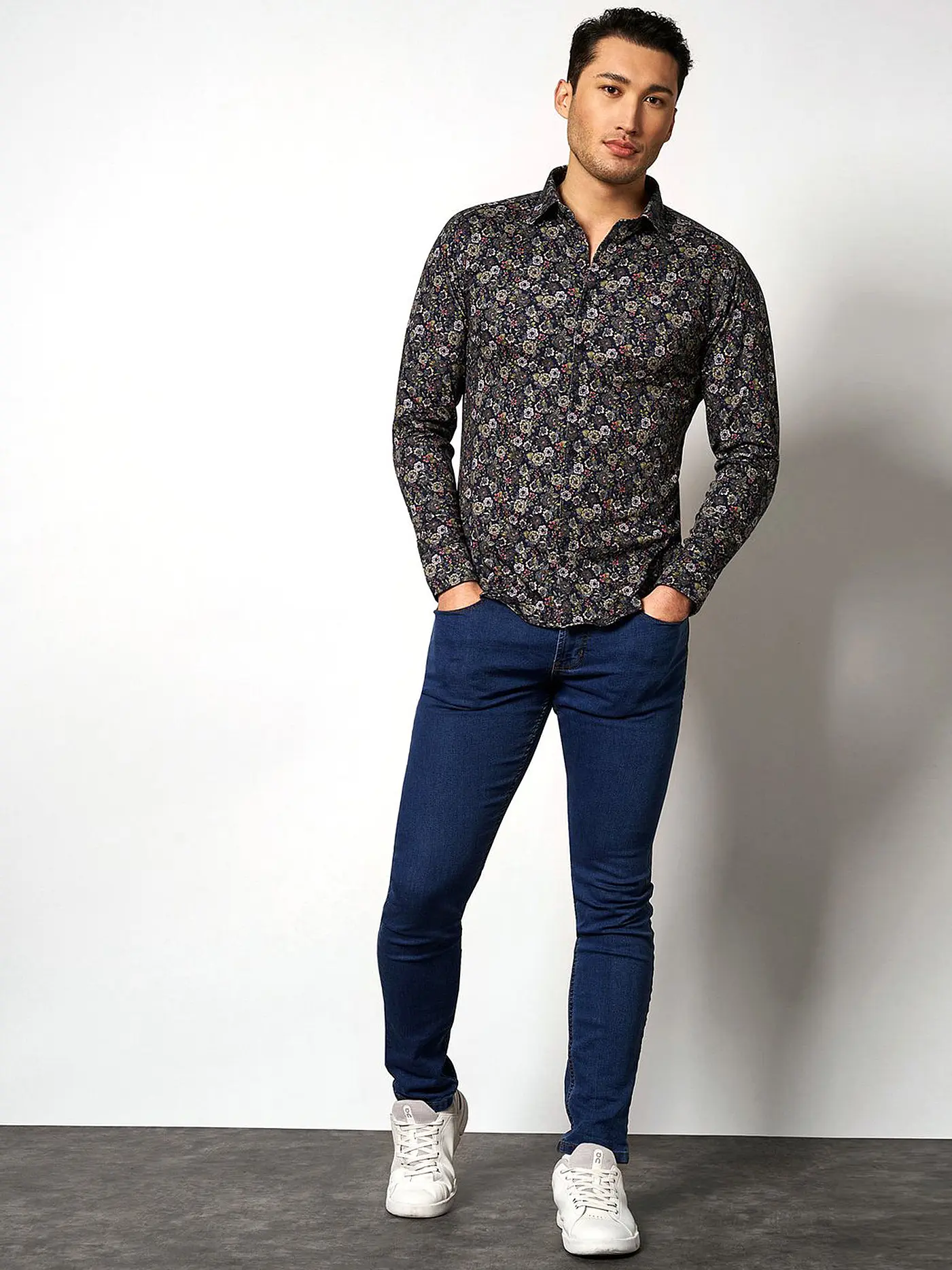DESOTO | Hemd Slim Fit  | dunkelblau