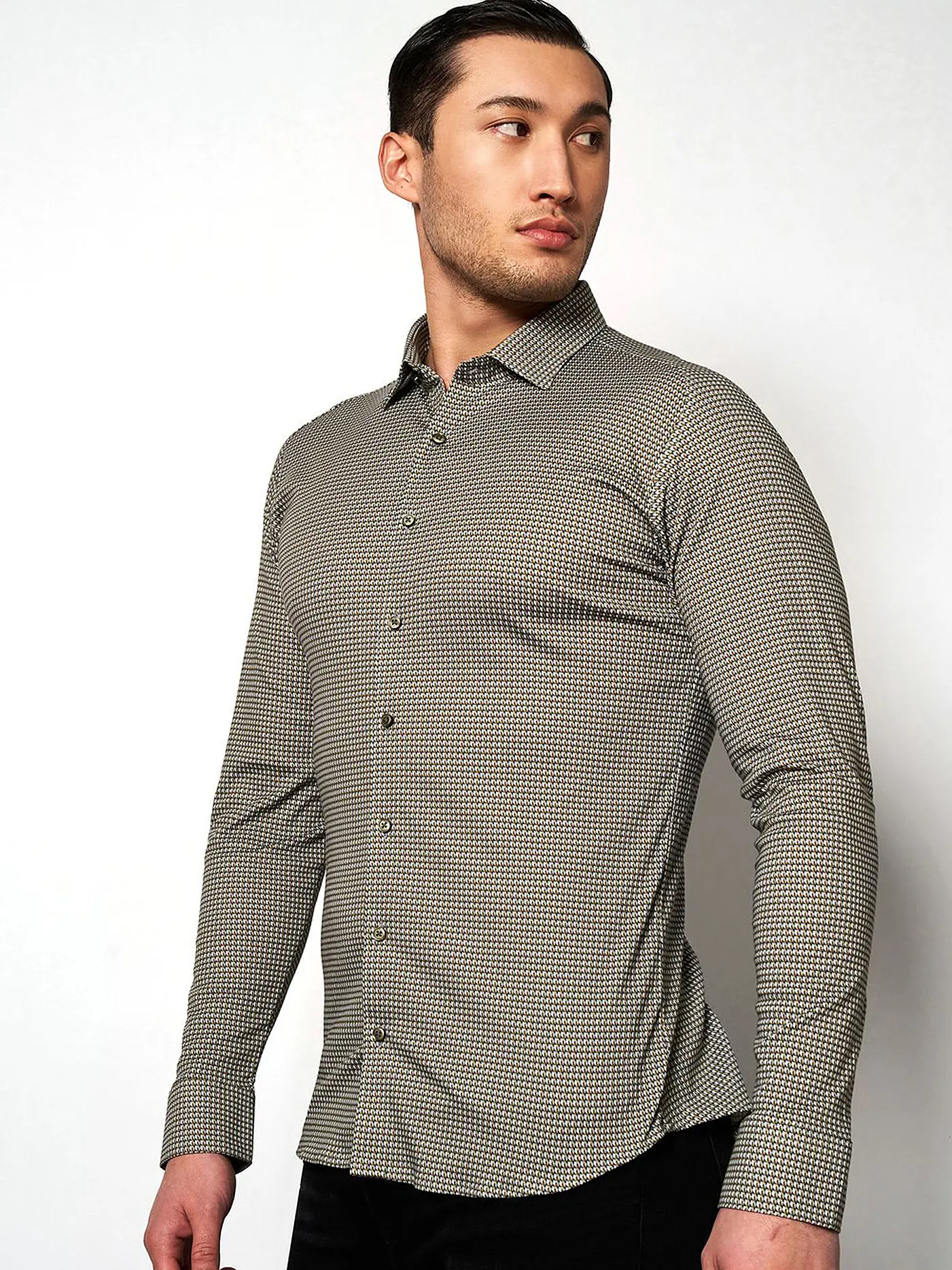 DESOTO | Hemd Slim Fit  | grün