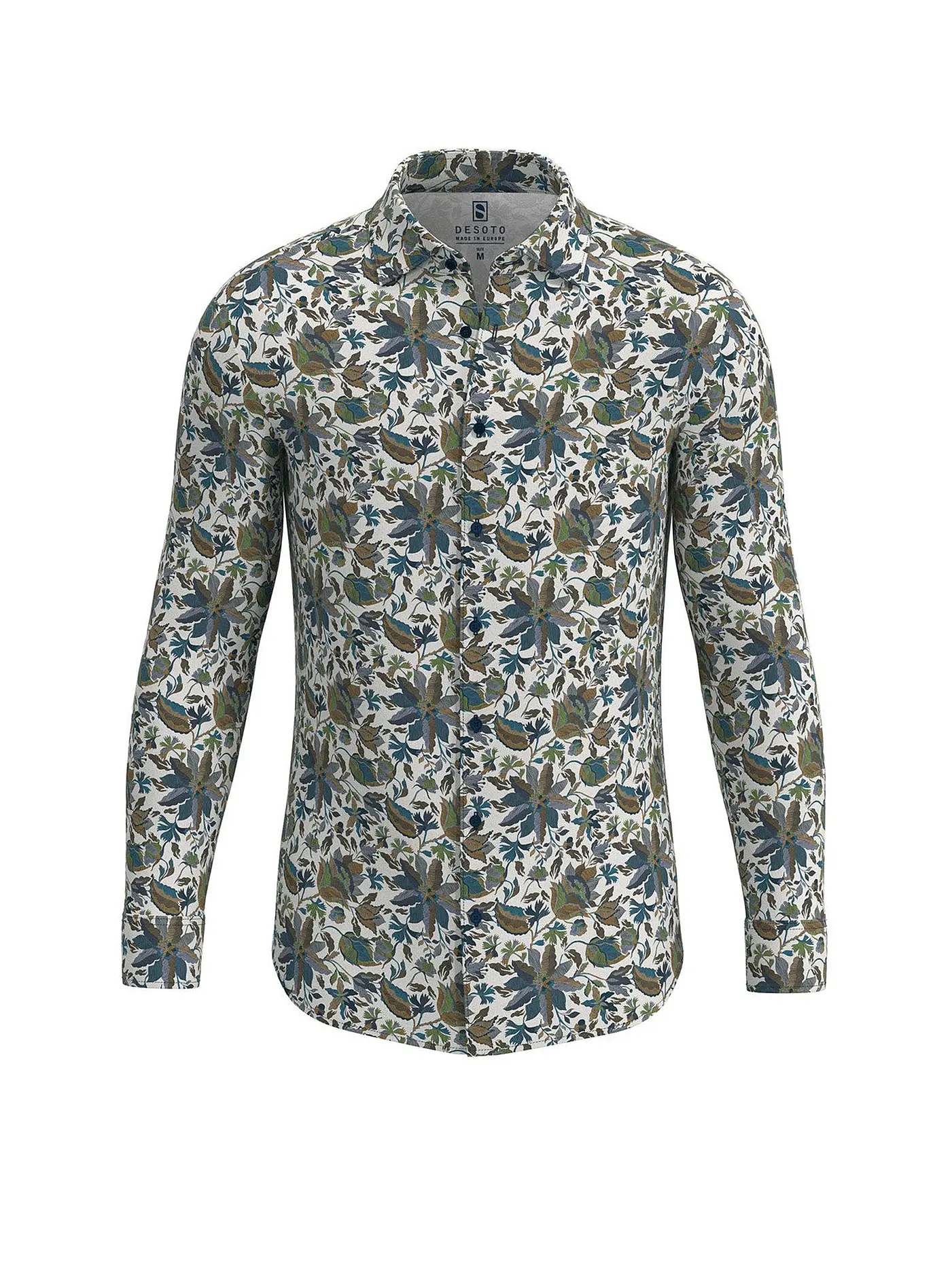 DESOTO | Jerseyhemd Slim Fit | blau