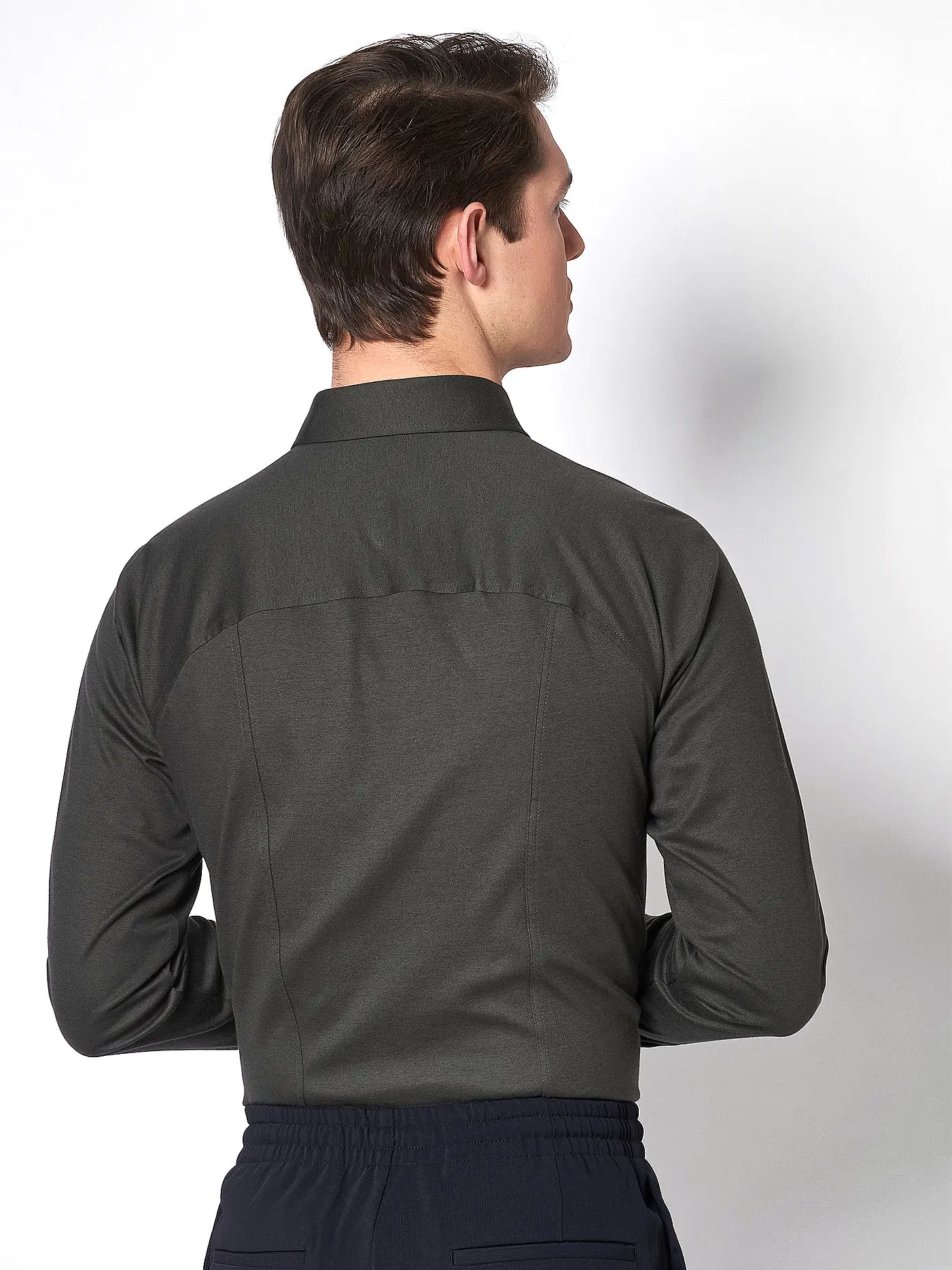 DESOTO | Jerseyhemd Slim Fit | olive