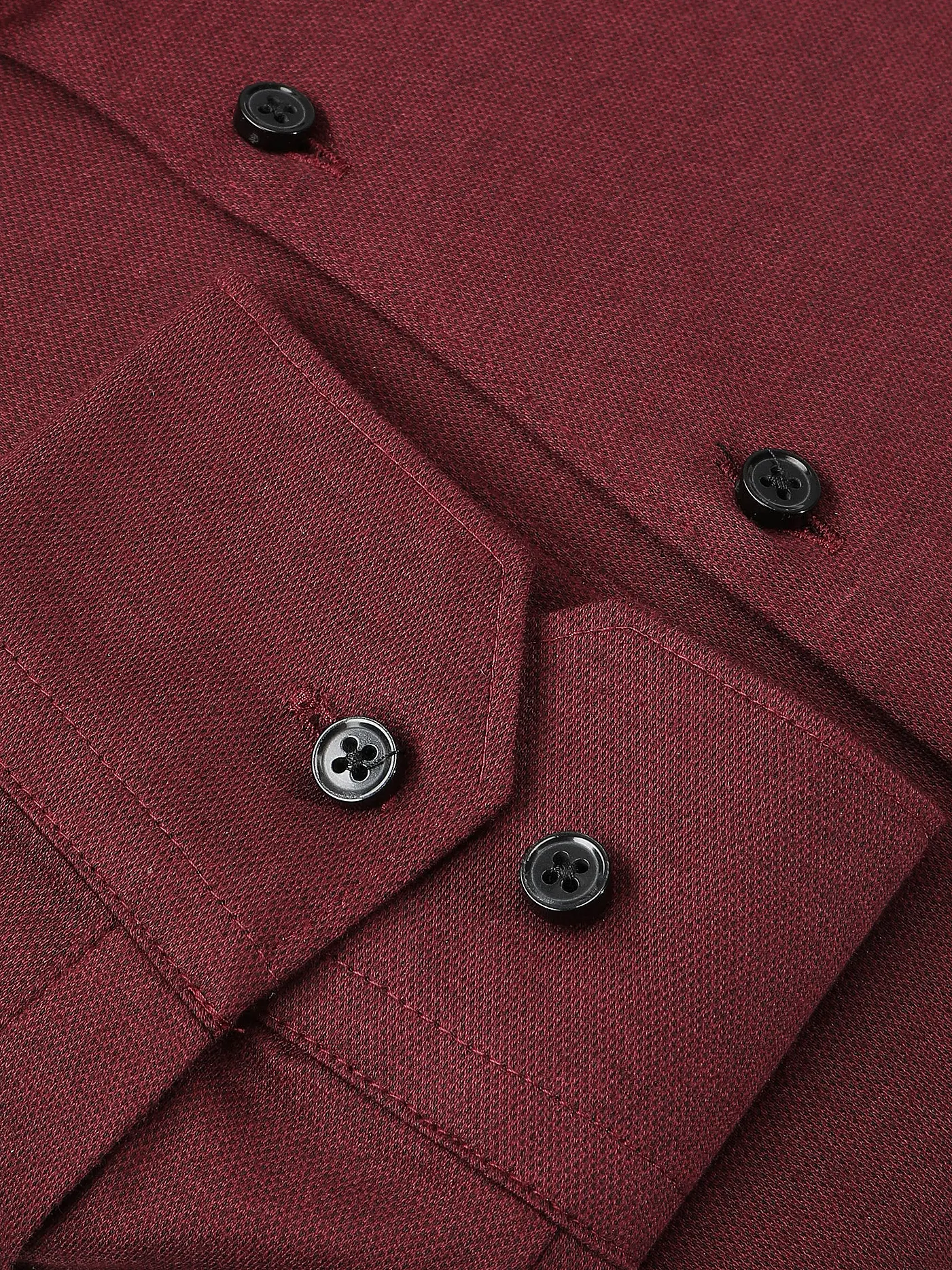 DESOTO | Jerseyhemd Slim Fit | dunkelrot