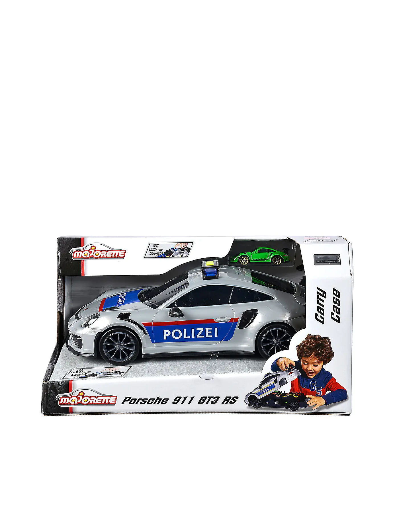 DICKIE | Porsche 911 GT3 RS Polizei Carry Case | keine Farbe
