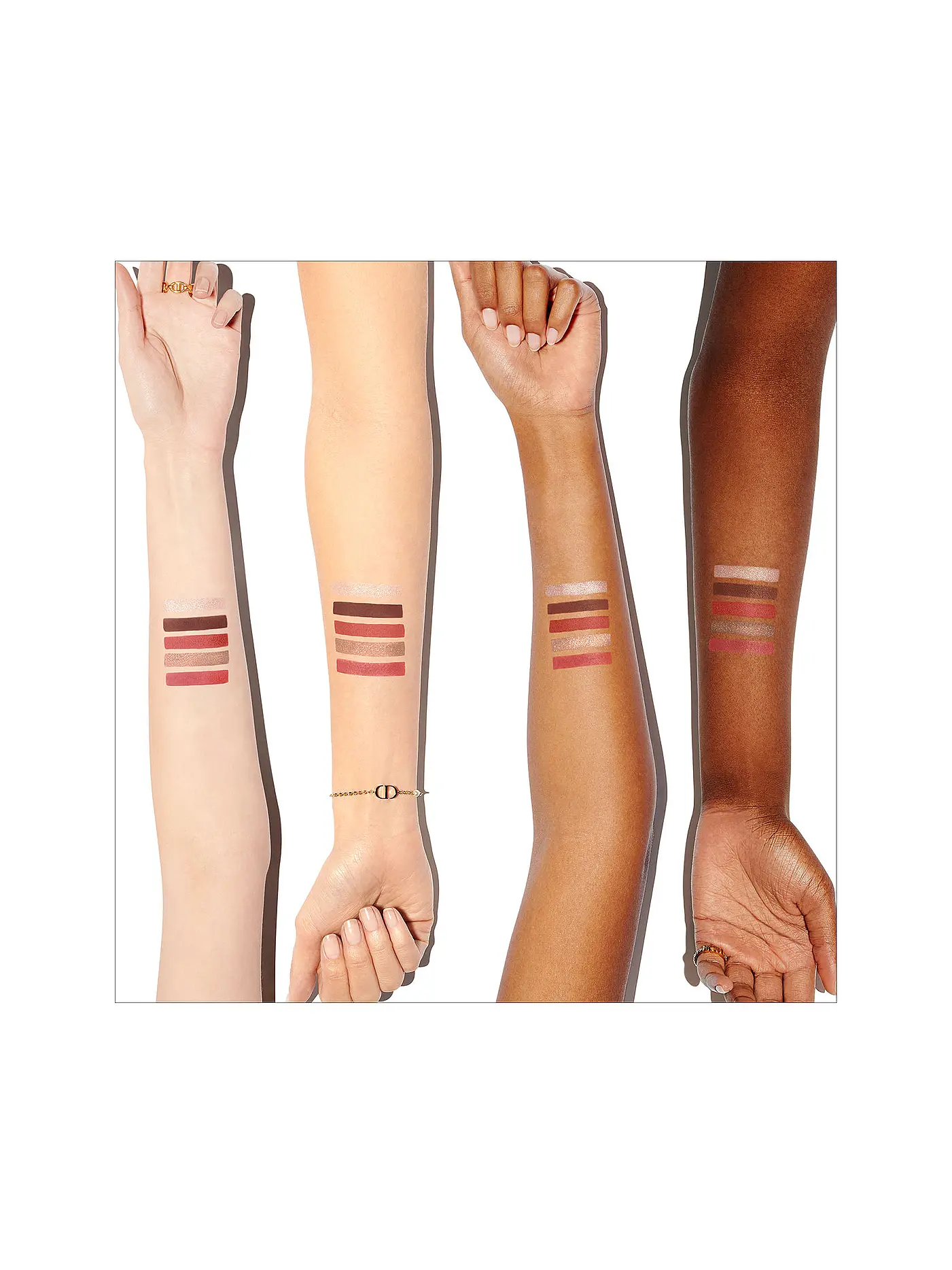 DIOR | Lidaschatten - Diorshow 5 Couleurs ( 673 Red Tartan )  | dunkelrot