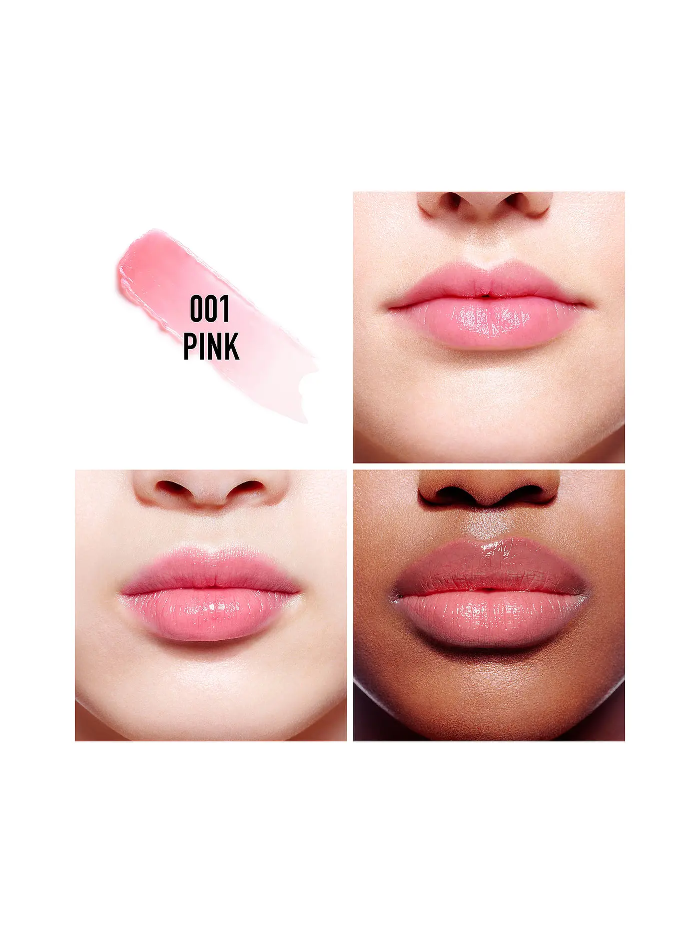 DIOR | Lip Glow Farbintensivierender Lippenbalsam ( 001 Pink )  | rosa