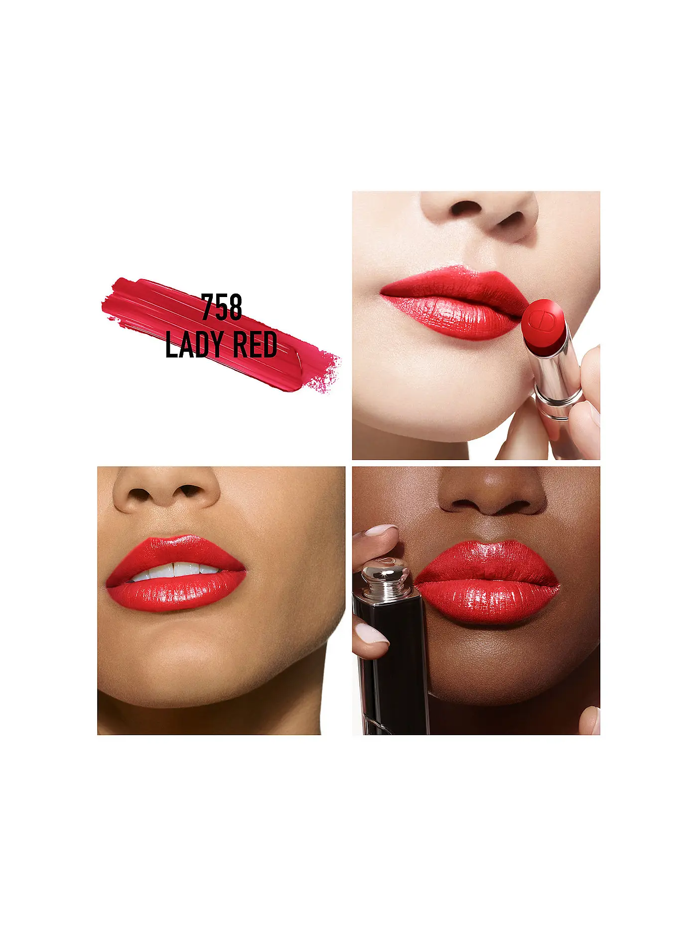 DIOR | Lippenstift - Dior Addict Refill ( 758 Lady Red )  | rot
