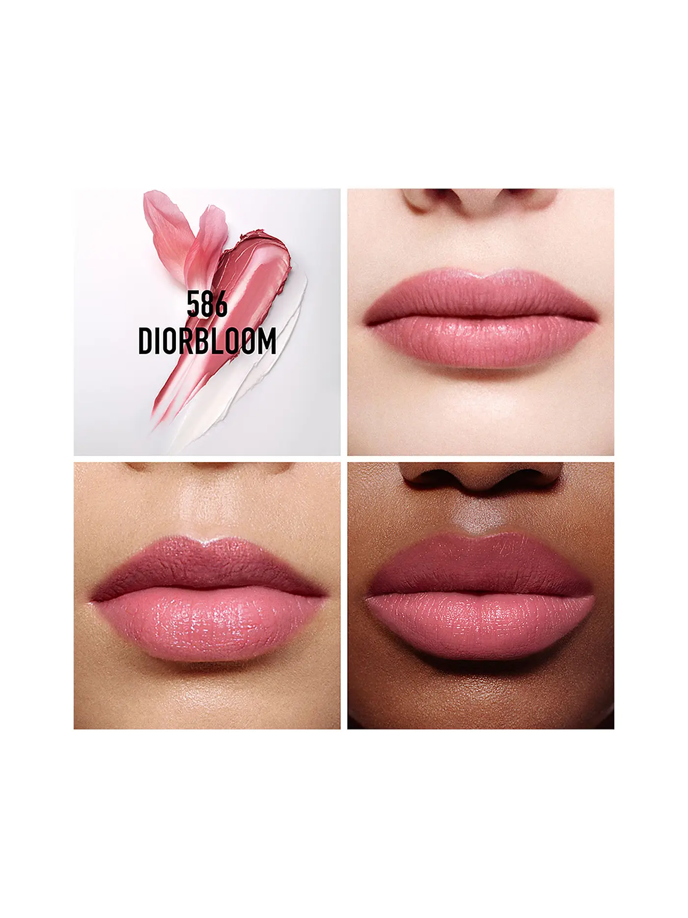 DIOR | Lippenstift - Rouge Dior Balm Satin Refill ( 586 Diorbloom )  | rosa