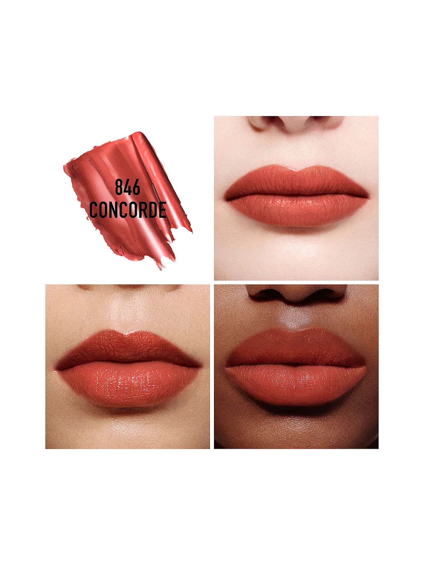 DIOR | Lippenstift - Rouge Dior Balm Satin Refill ( 846 Concorde )  | koralle