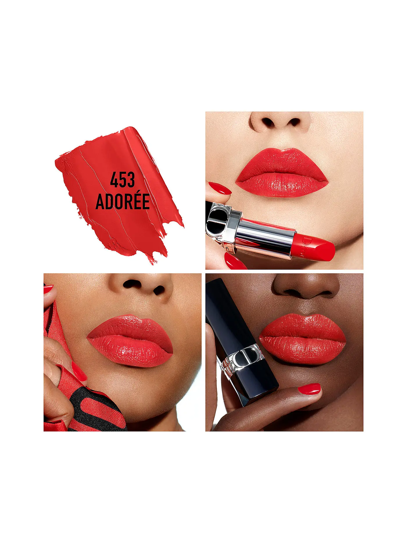 DIOR | Rouge Dior Satin Lippenstift ( 453 Adoree ) | orange