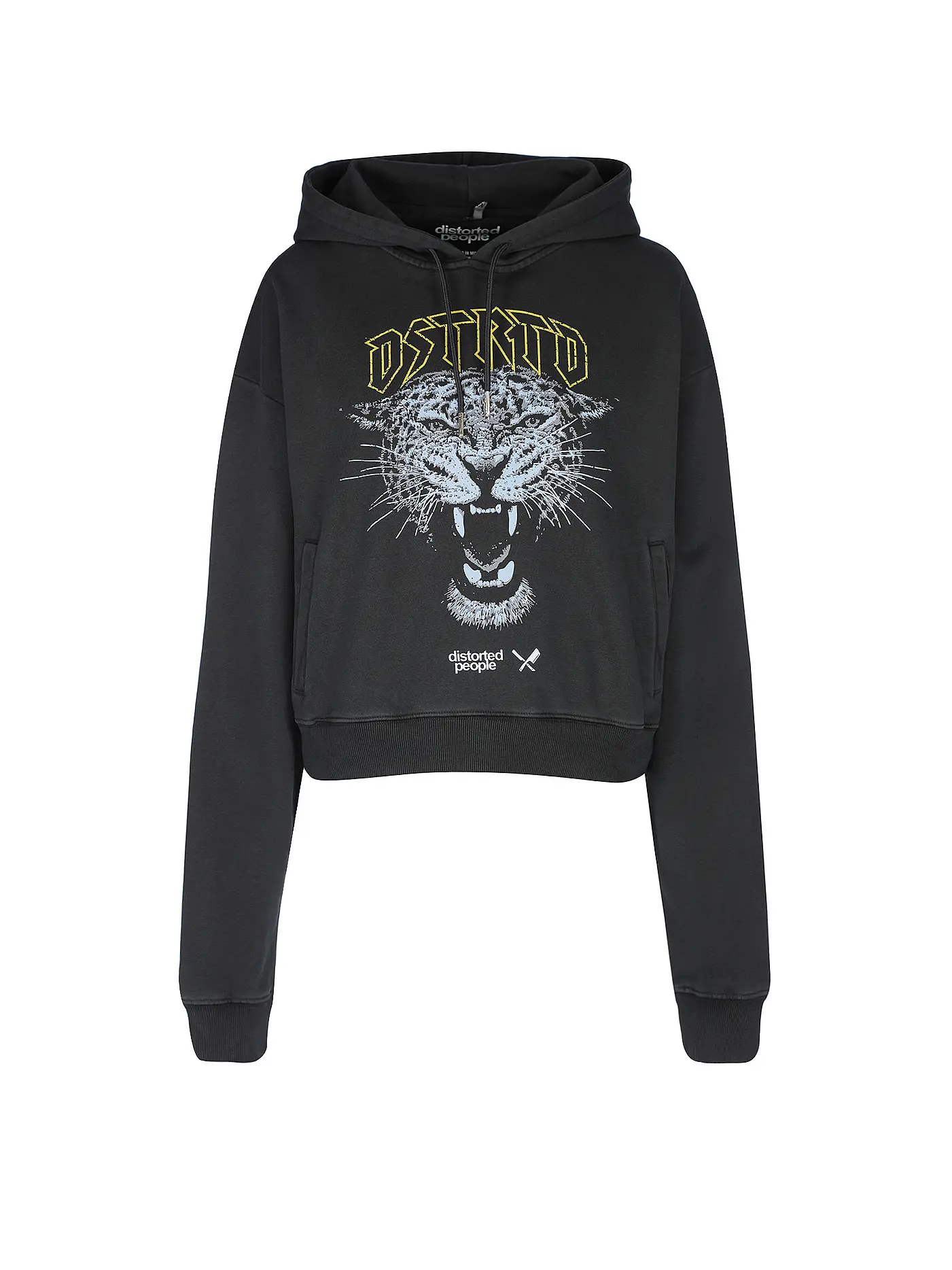 DISTORTED PEOPLE | Kapuzensweater - Hoodie | schwarz