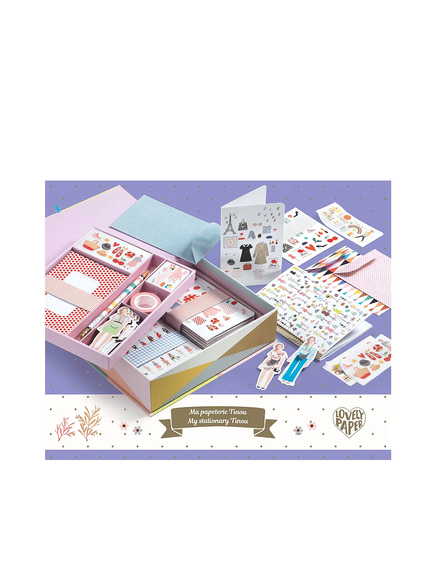 DJECO | Bastelset - Tinou Box Set  | keine Farbe