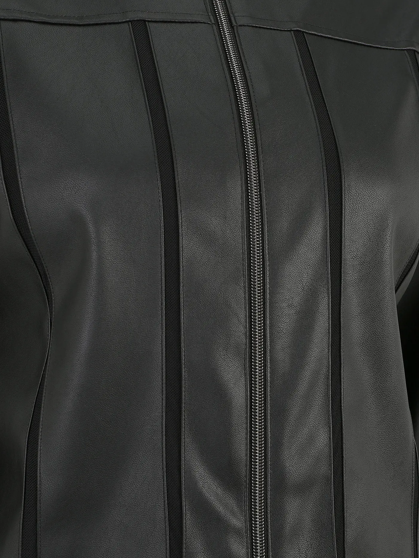 DORIS STREICH | Blazer in Lederoptik | schwarz