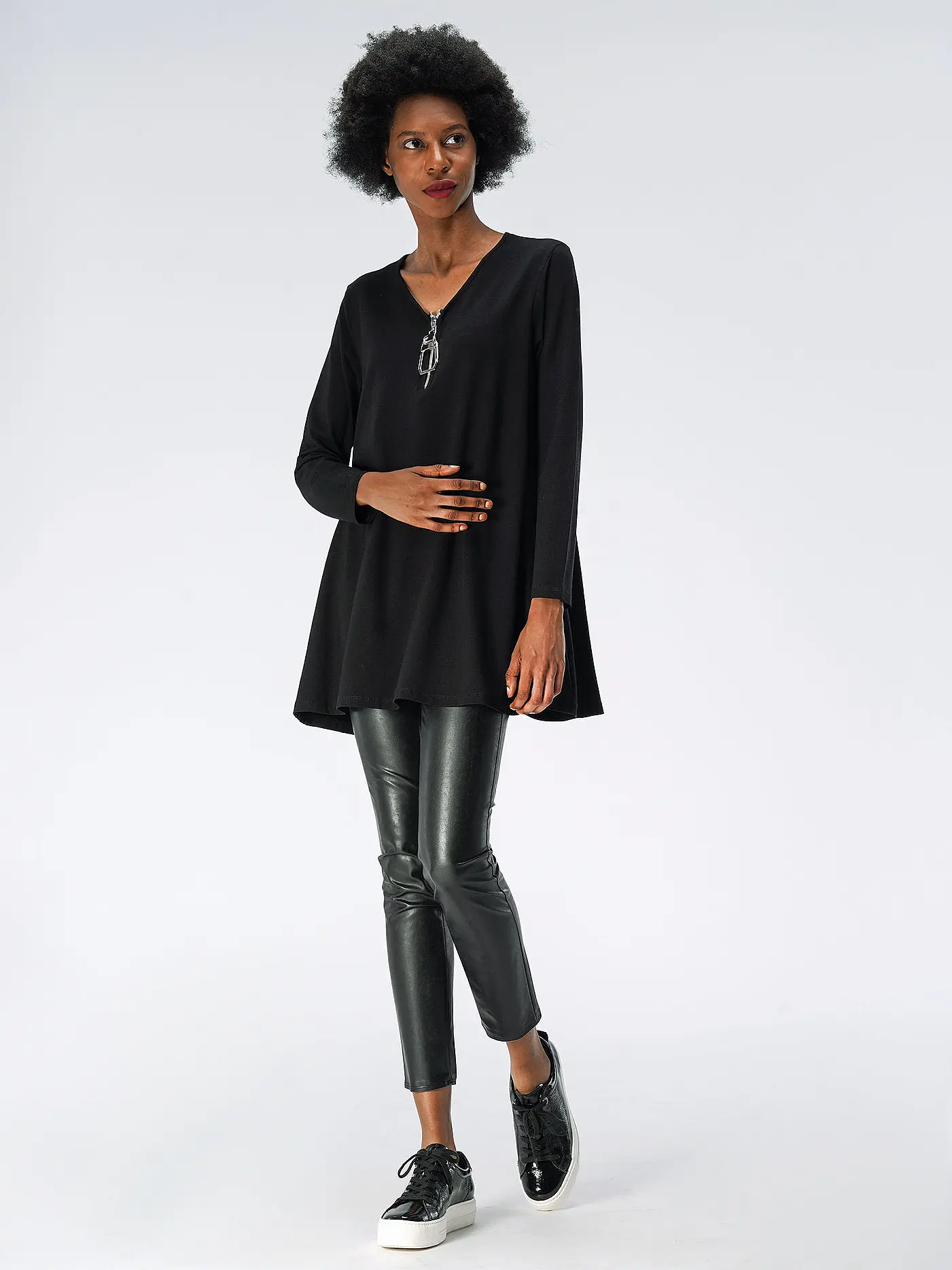 DORIS STREICH | Langarmshirt  | schwarz