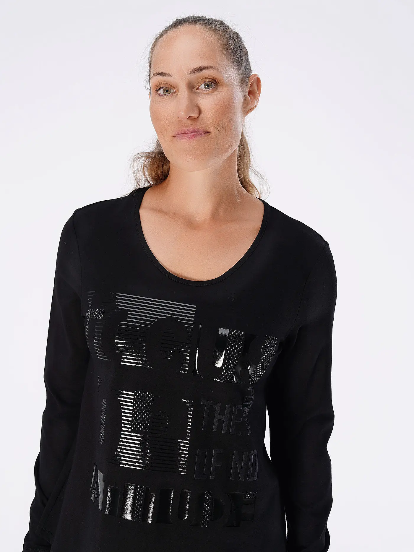 DORIS STREICH | Langarmshirt  | schwarz