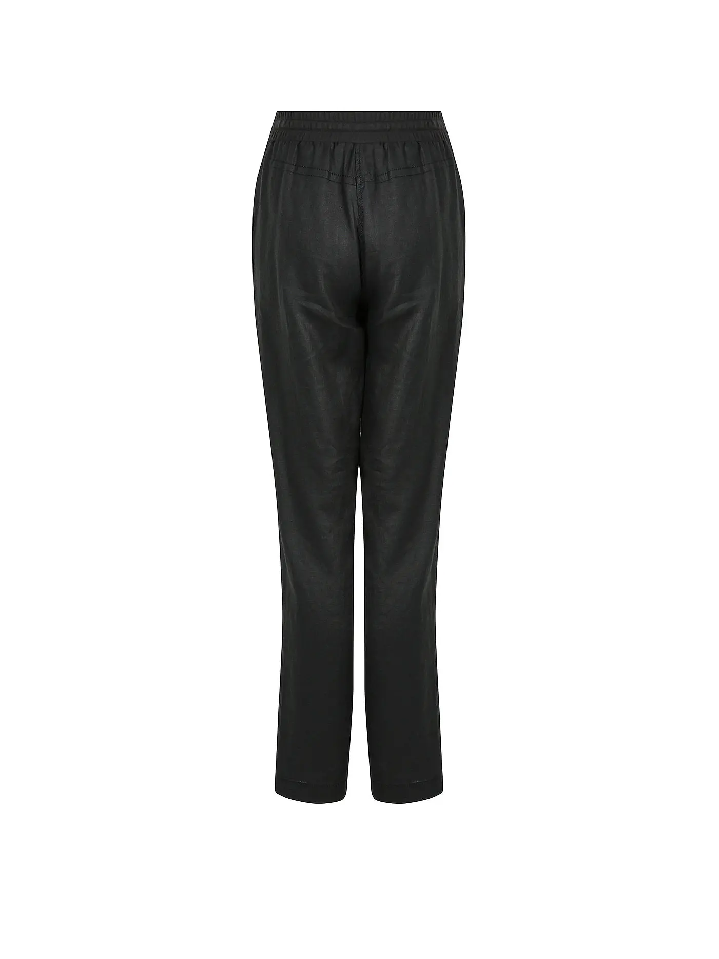 DORIS STREICH | Leinenhose Jogging Fit | schwarz