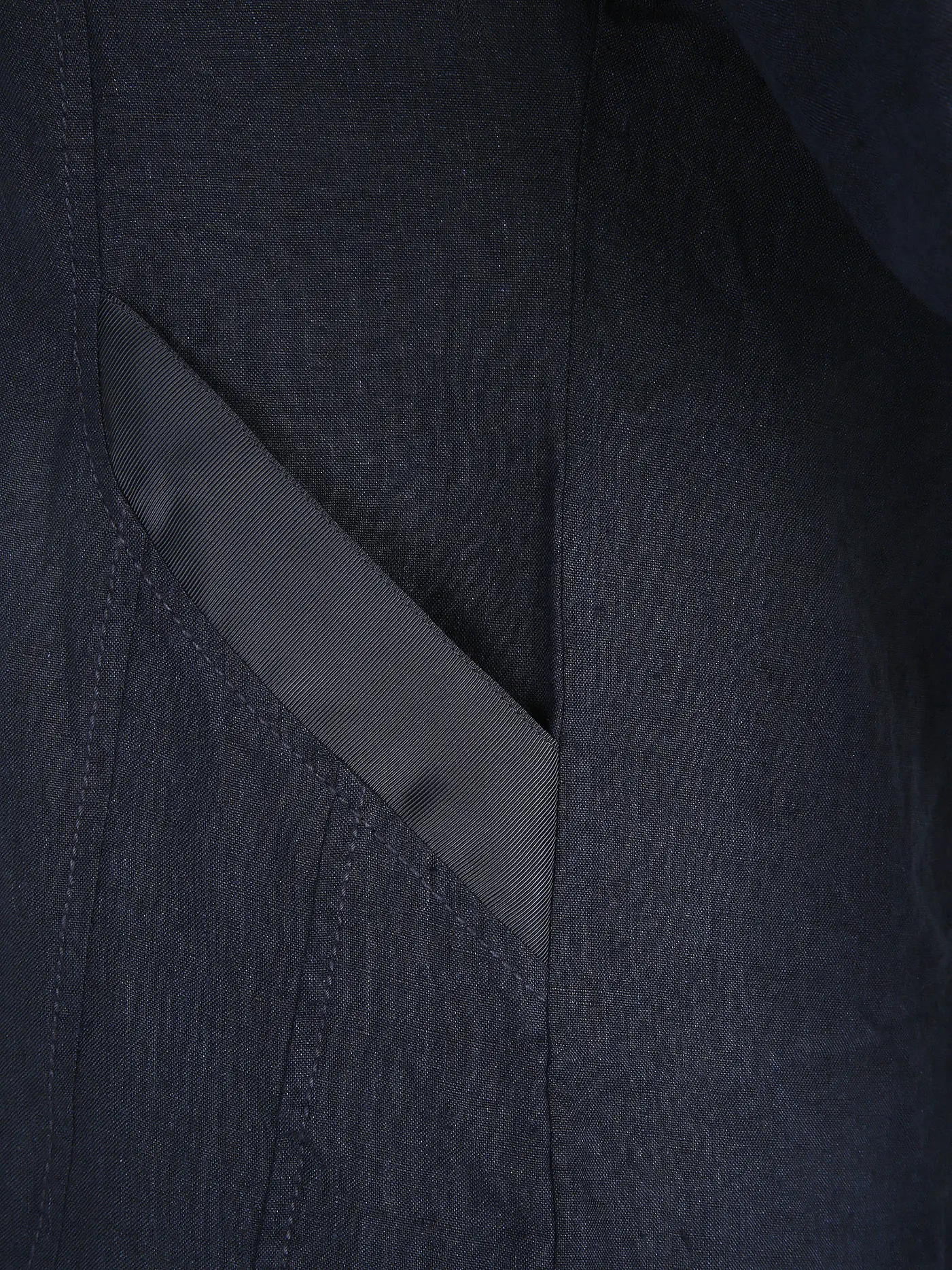 DORIS STREICH | Leinenkleid | dunkelblau