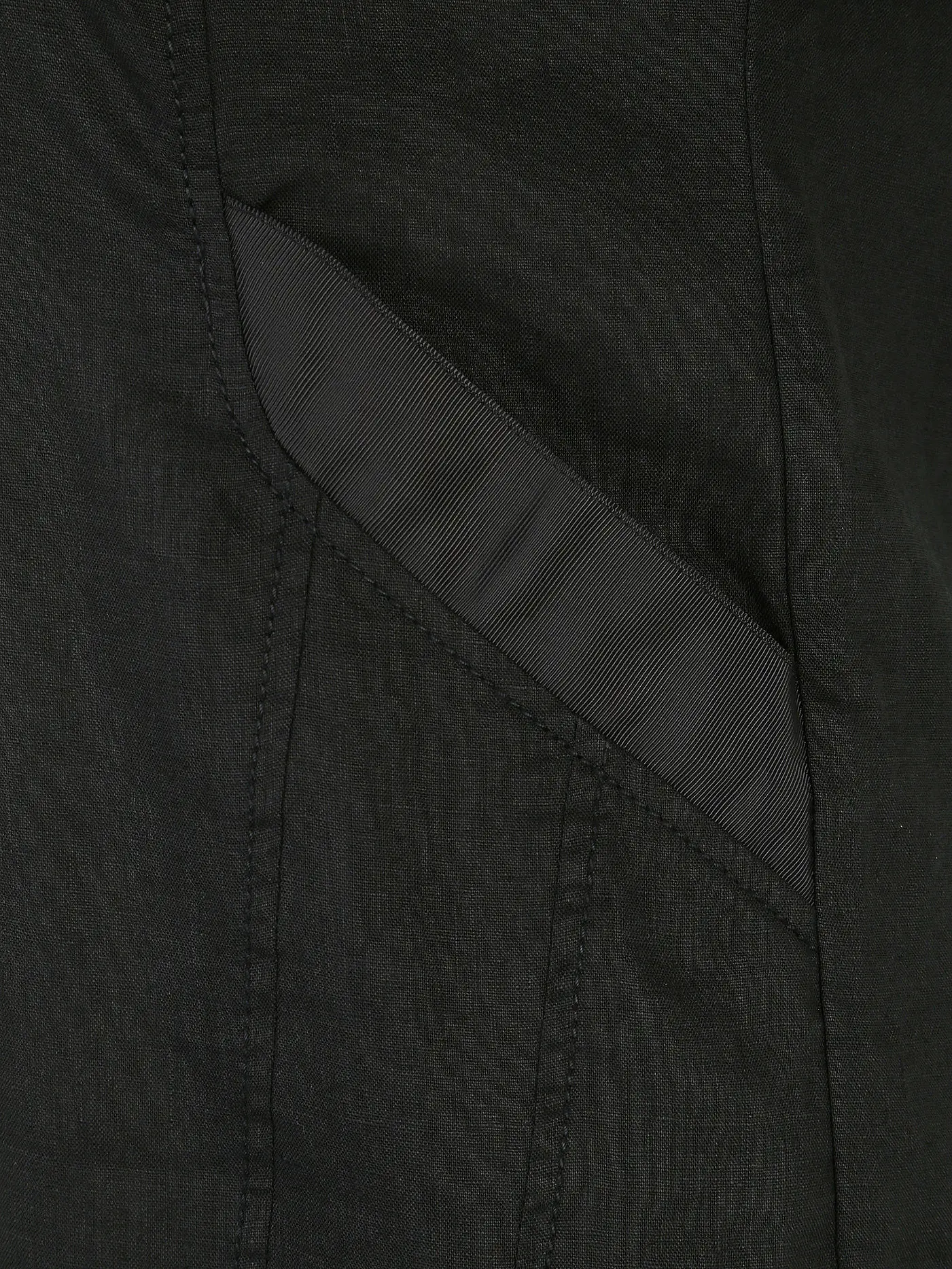 DORIS STREICH | Leinenkleid | schwarz