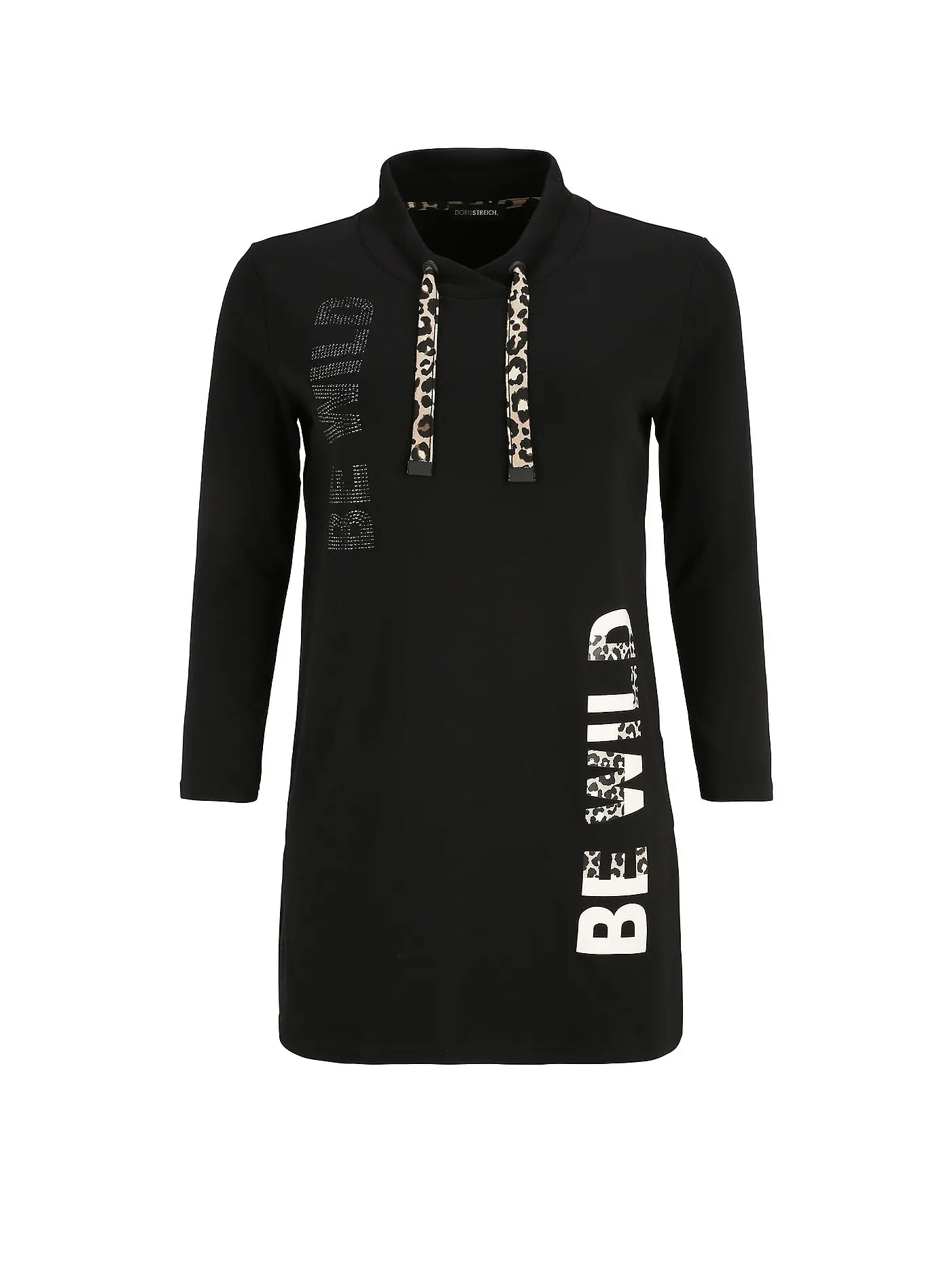 DORIS STREICH | Sweatkleid | schwarz