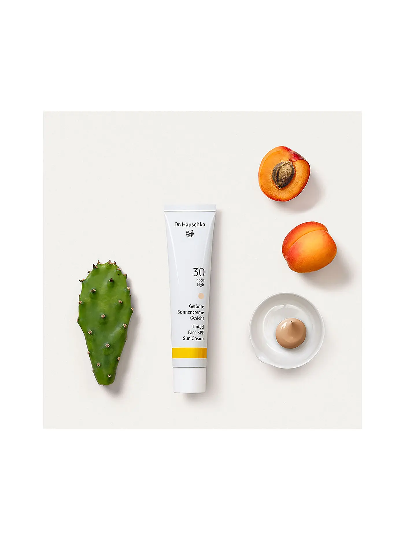DR. HAUSCHKA | Sonnenpflege - Getönte Sonnencreme Gesicht LSF 30 40ml | keine Farbe