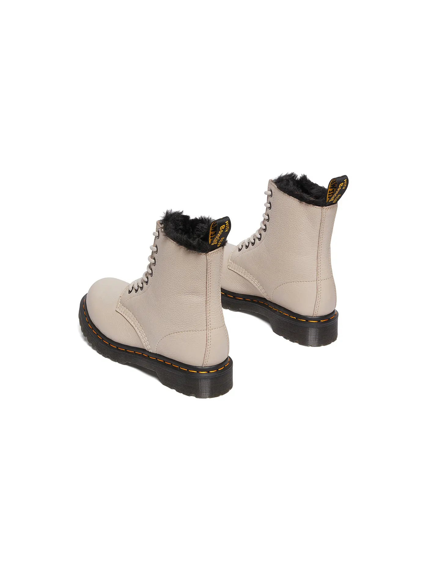 DR. MARTENS | Schnürboots 1450 SERENA WARMWAIR | creme