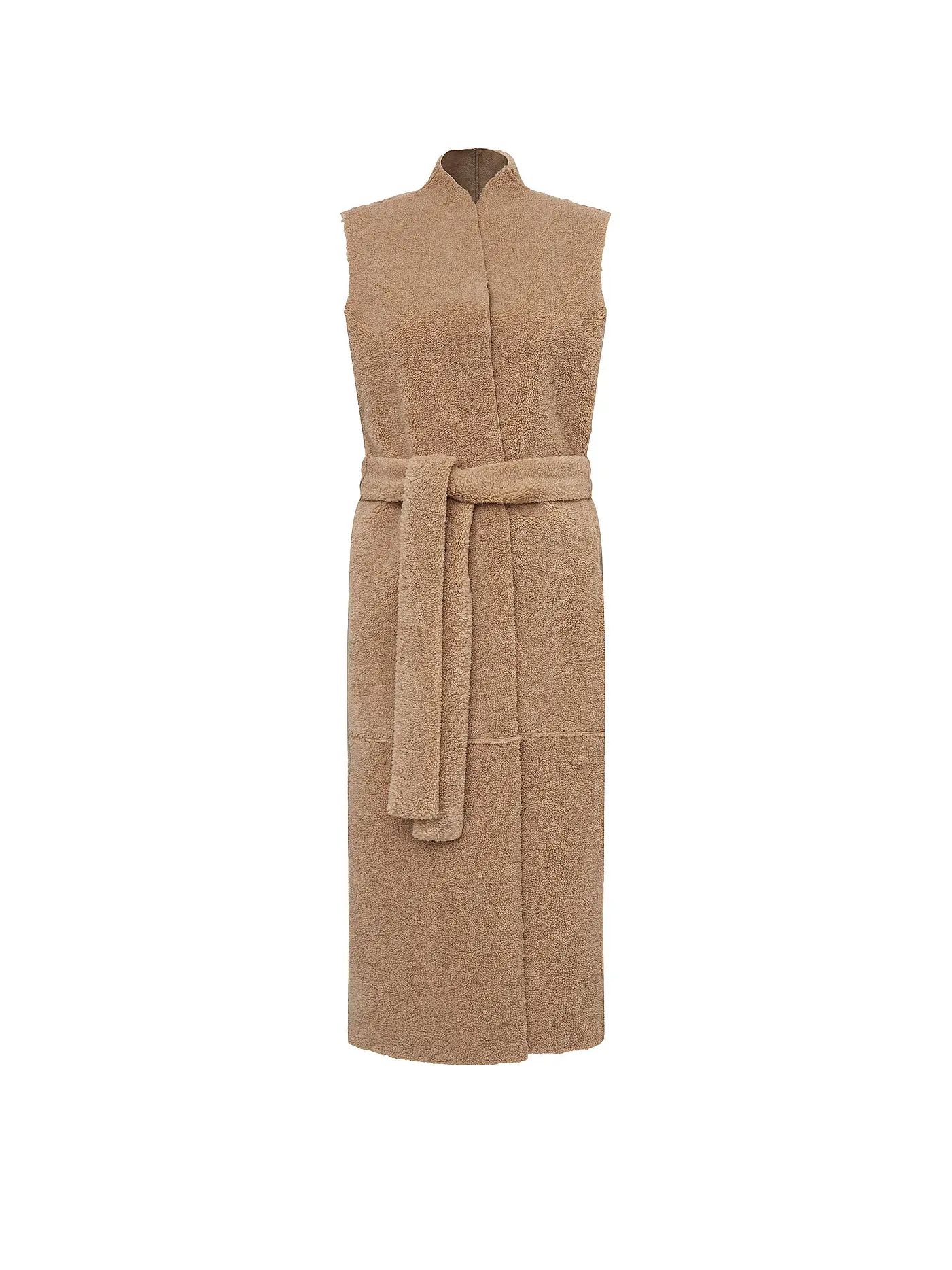 DRYKORN | Gilet in Felloptik BUDE | beige