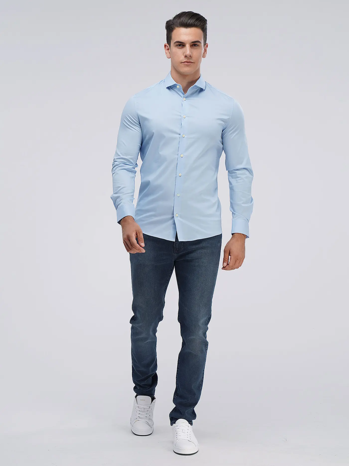 DRYKORN | Hemd Slim Fit ELIAS | hellblau