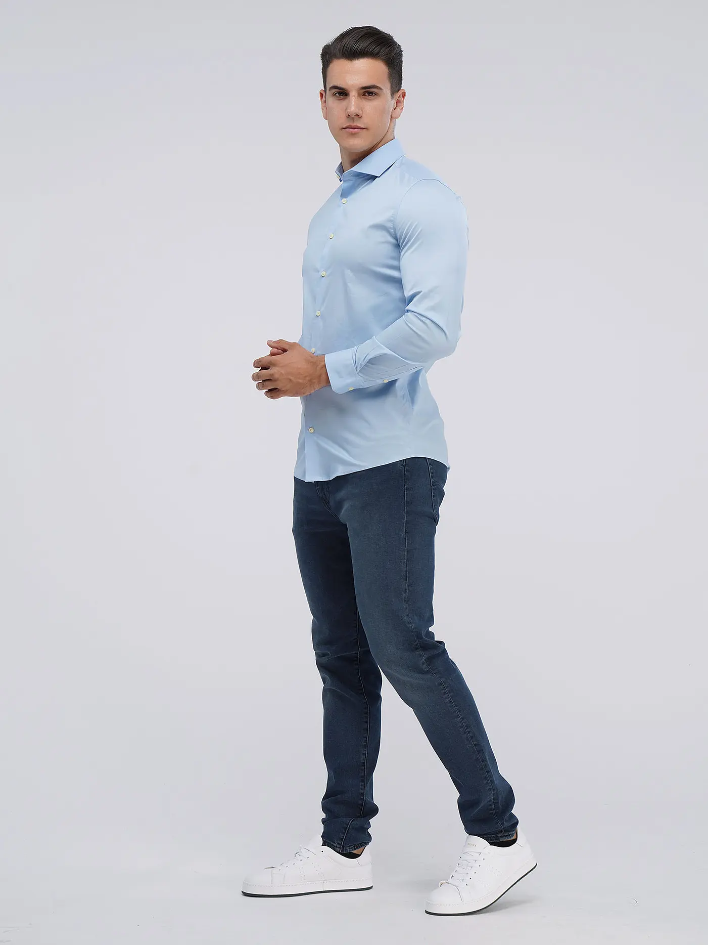 DRYKORN | Hemd Slim Fit ELIAS | hellblau