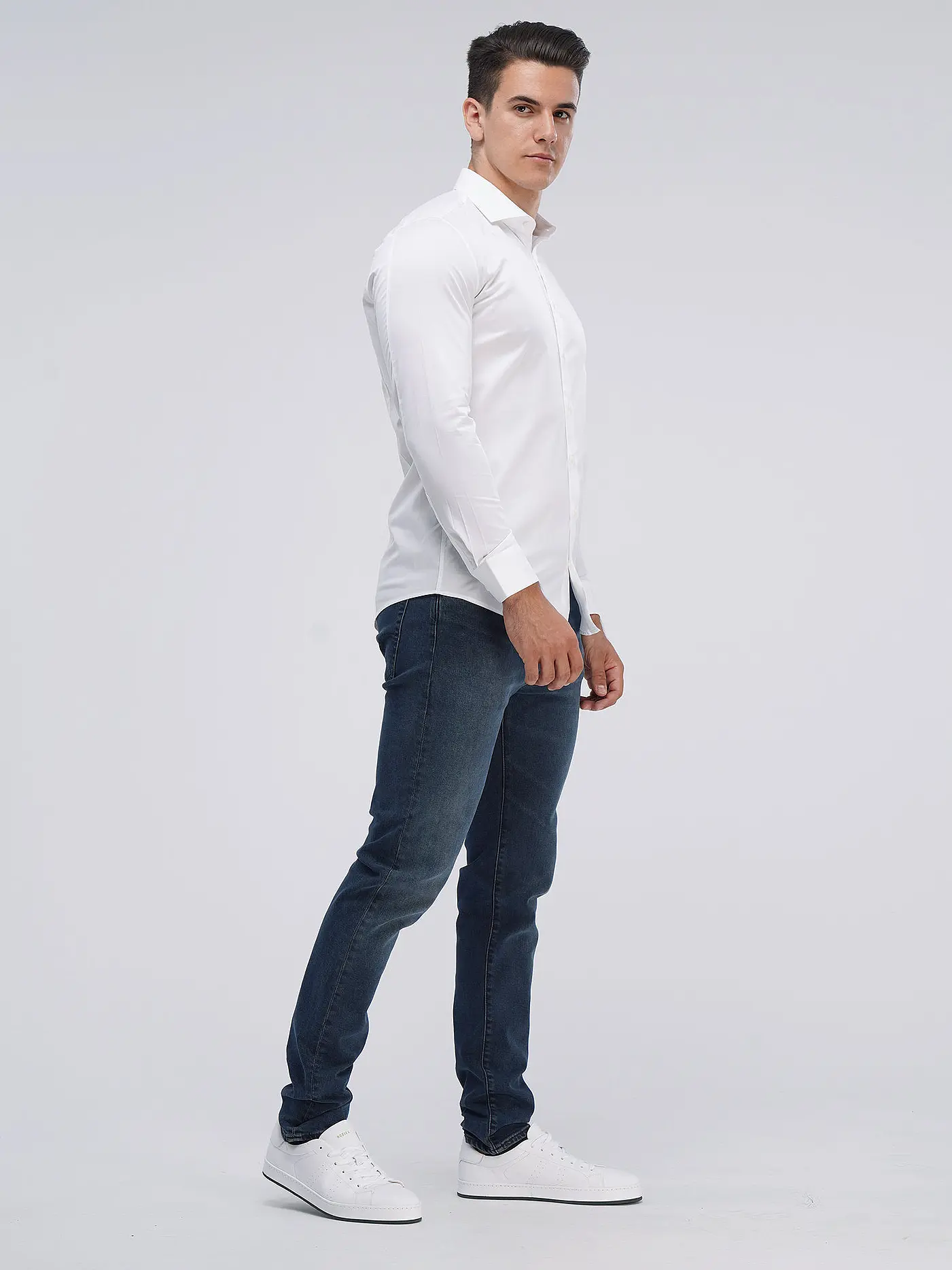 DRYKORN | Hemd Slim Fit ELIAS | weiss