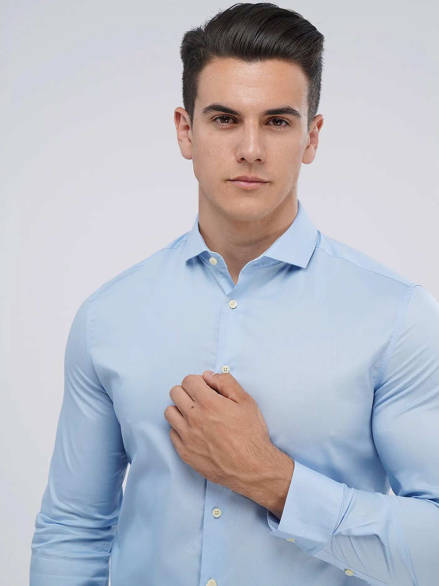 DRYKORN | Hemd Slim Fit ELIAS | hellblau