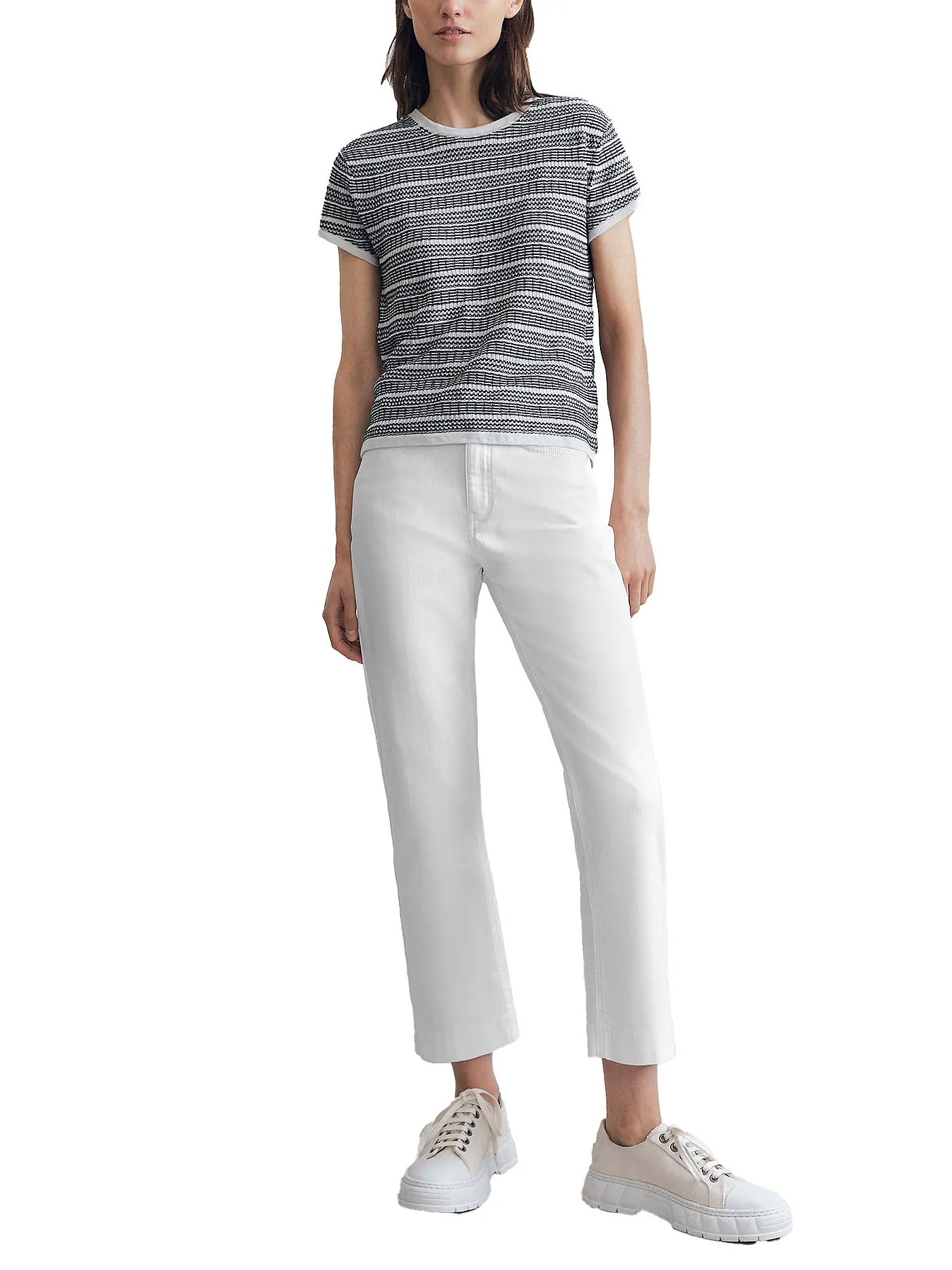 DRYKORN | Jeans Straight Fit 7/8 SPEEK  | weiss