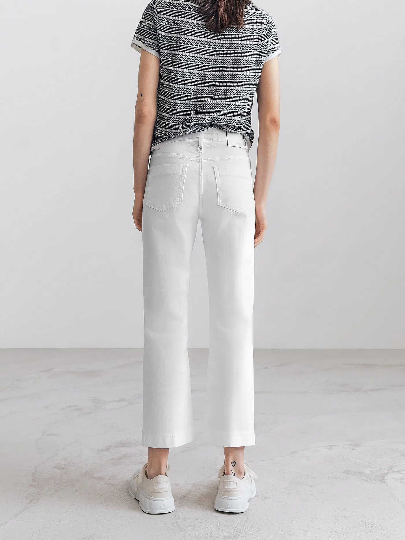 DRYKORN | Jeans Straight Fit 7/8 SPEEK  | weiss