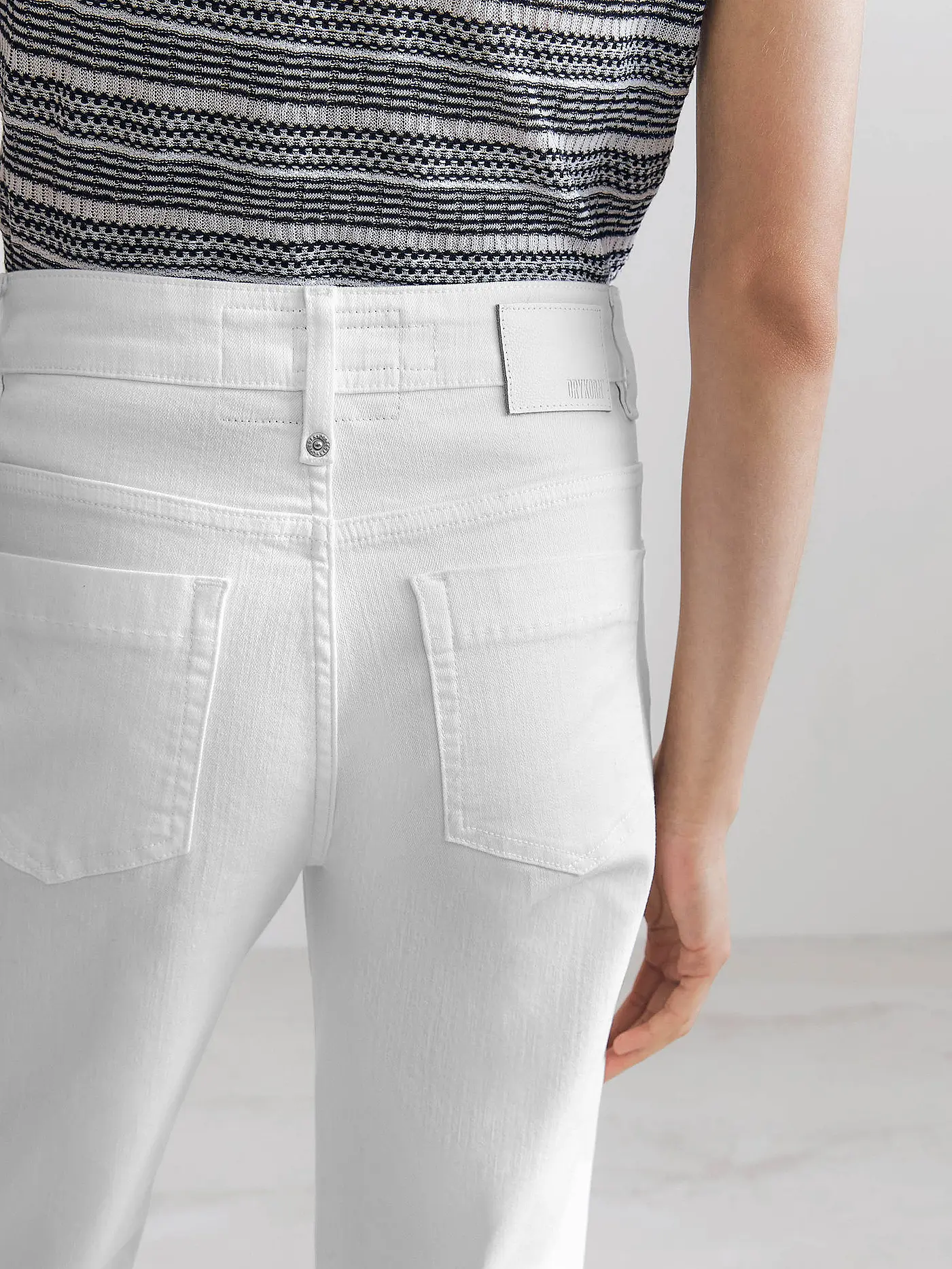 DRYKORN | Jeans Straight Fit 7/8 SPEEK  | weiss