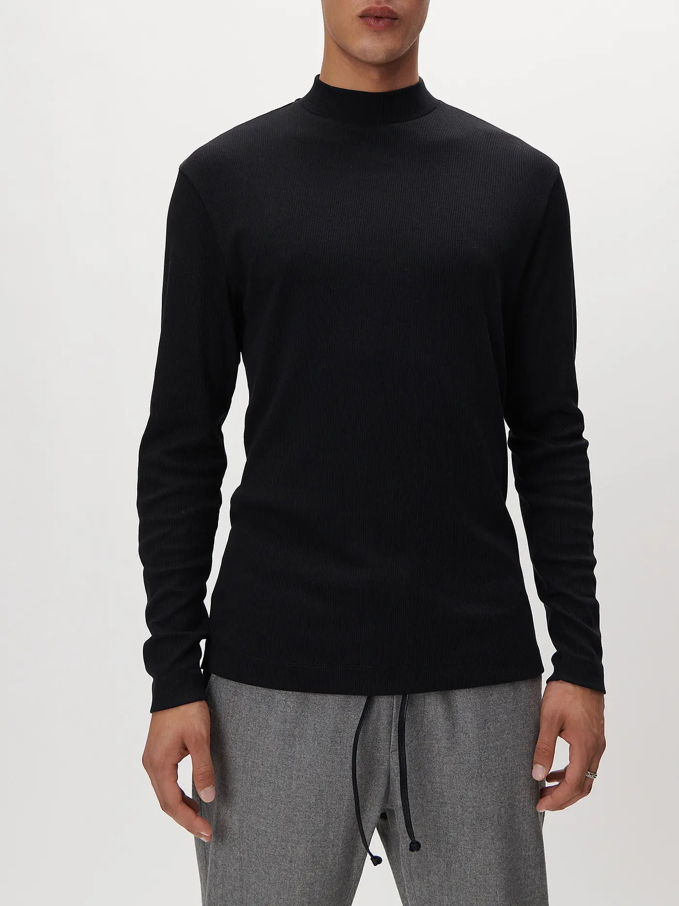 DRYKORN | Langarmshirt Moritz | schwarz