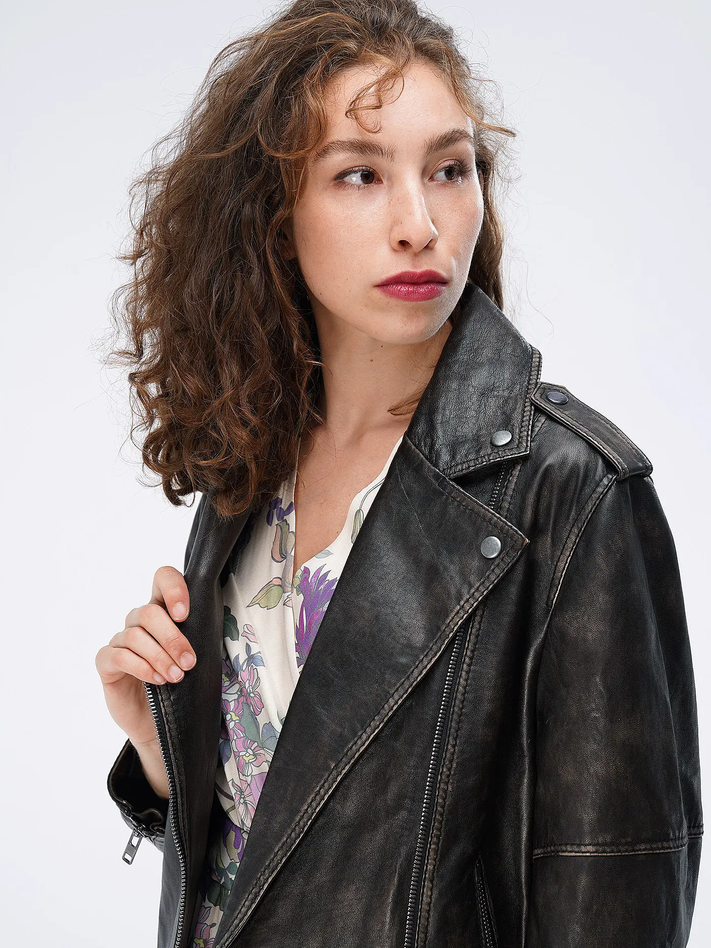 DRYKORN | Lederjacke  | schwarz