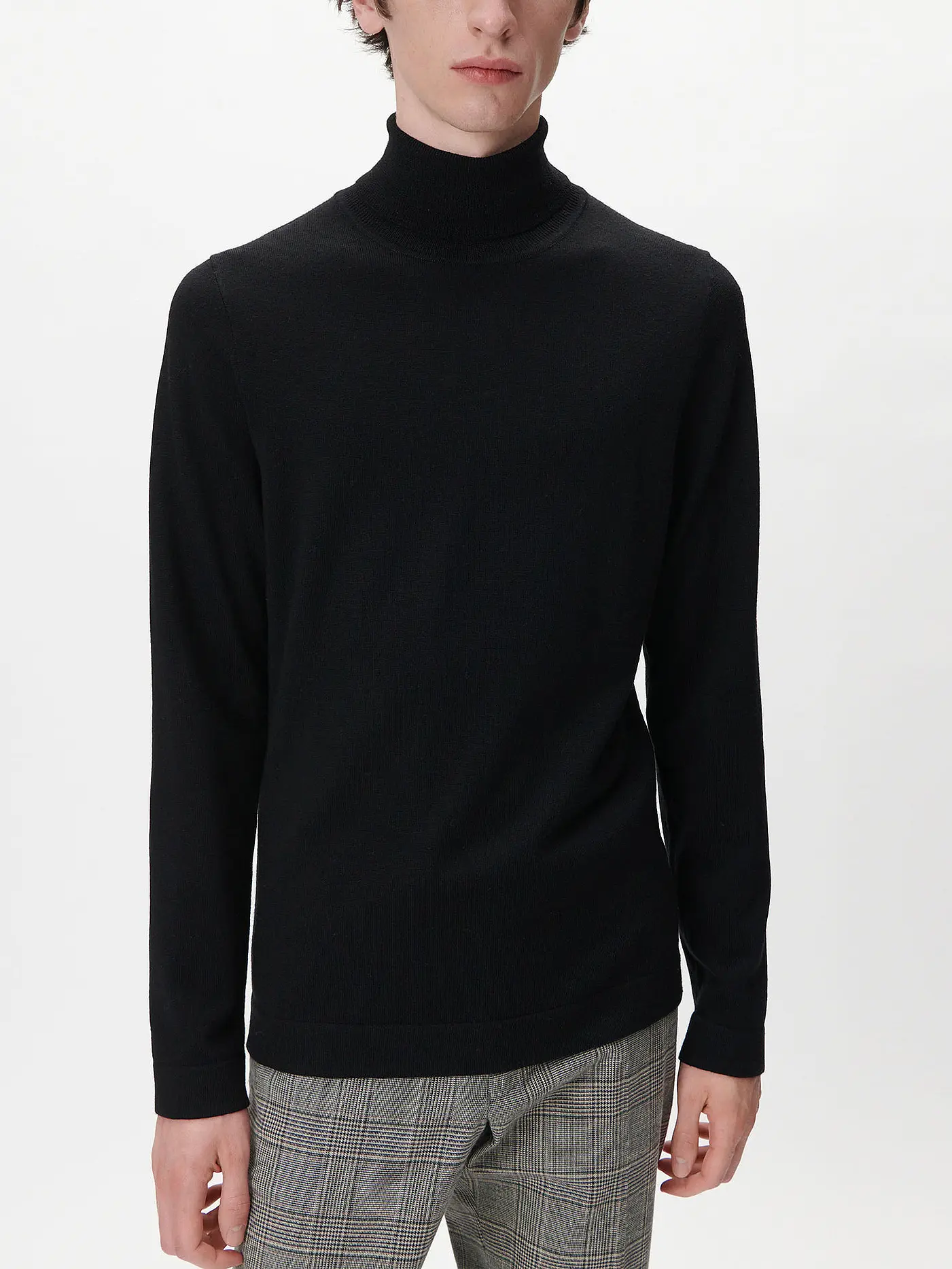 DRYKORN | Rollkragenpullover " Joey " | schwarz