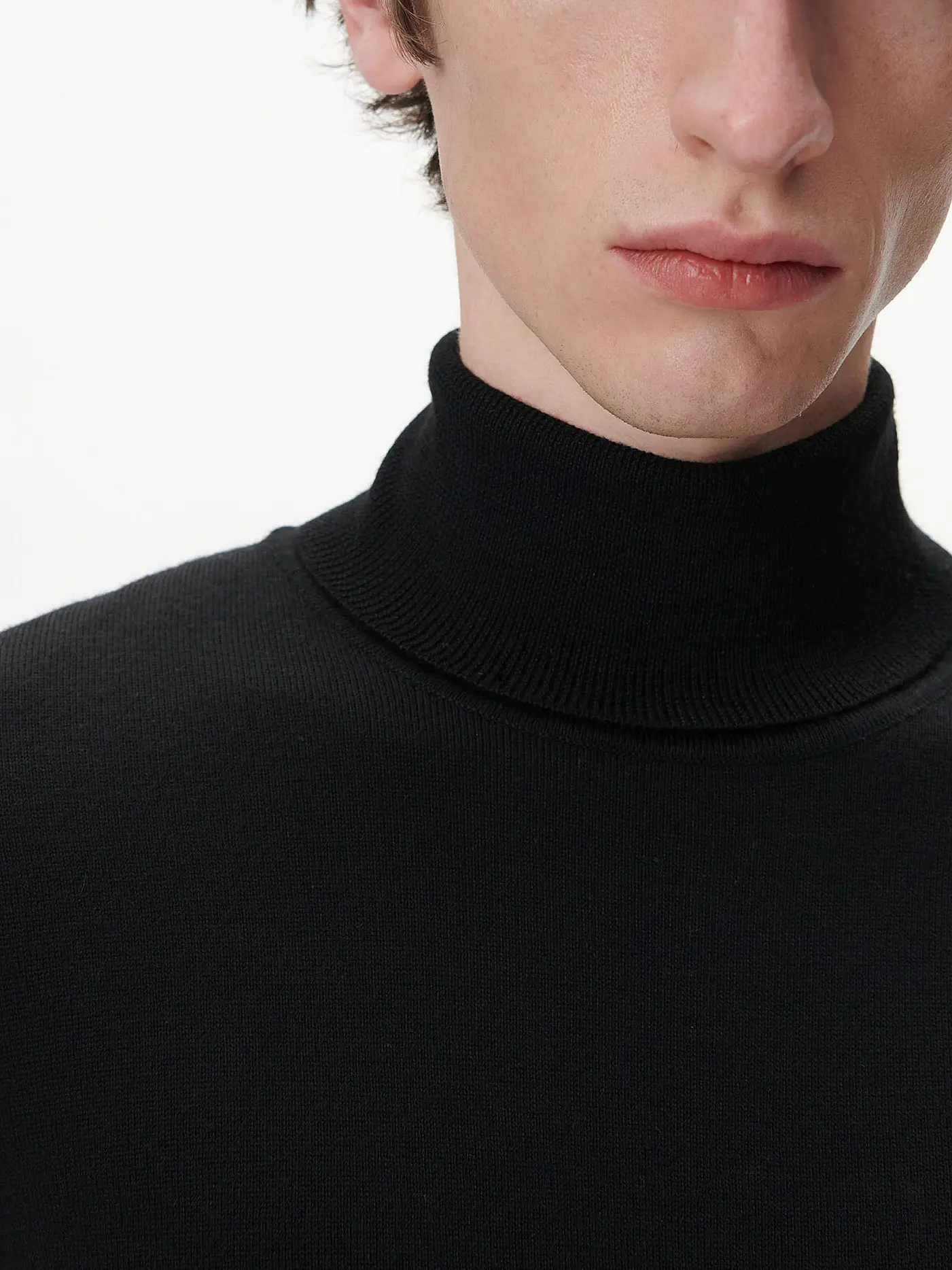 DRYKORN | Rollkragenpullover " Joey " | schwarz