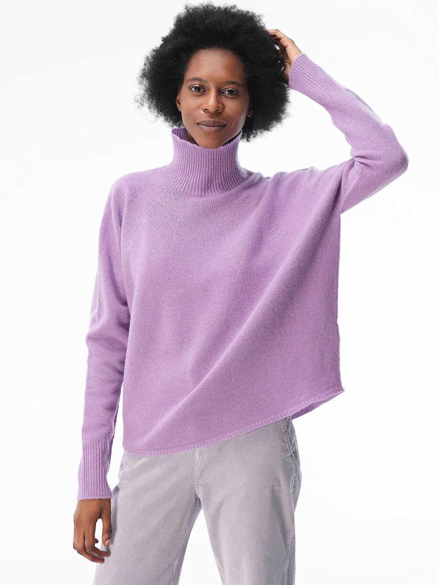 DRYKORN | Rollkragenpullover LYZA  | lila