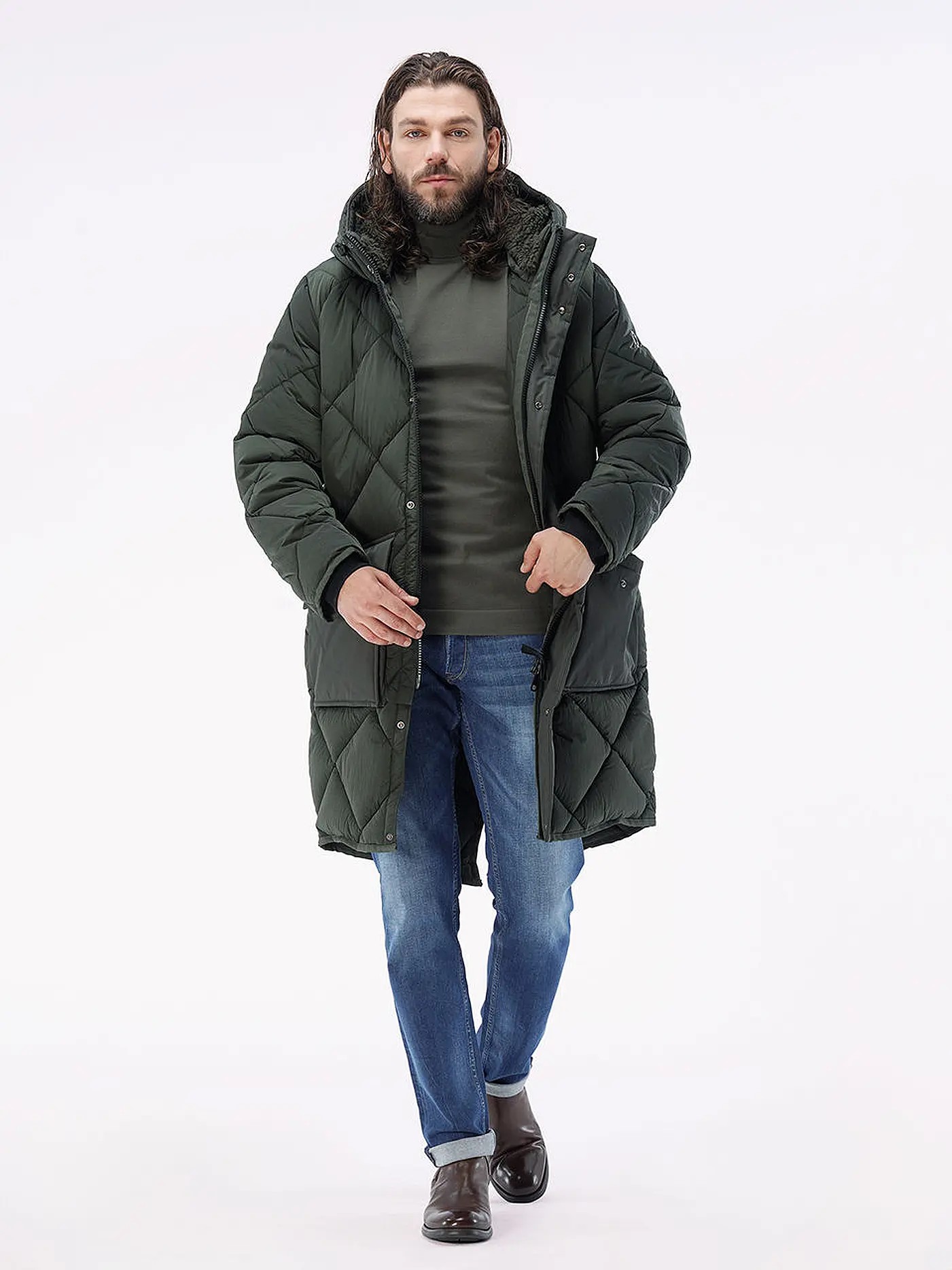 DRYKORN | Rollkragenpullover MAURITIO | olive