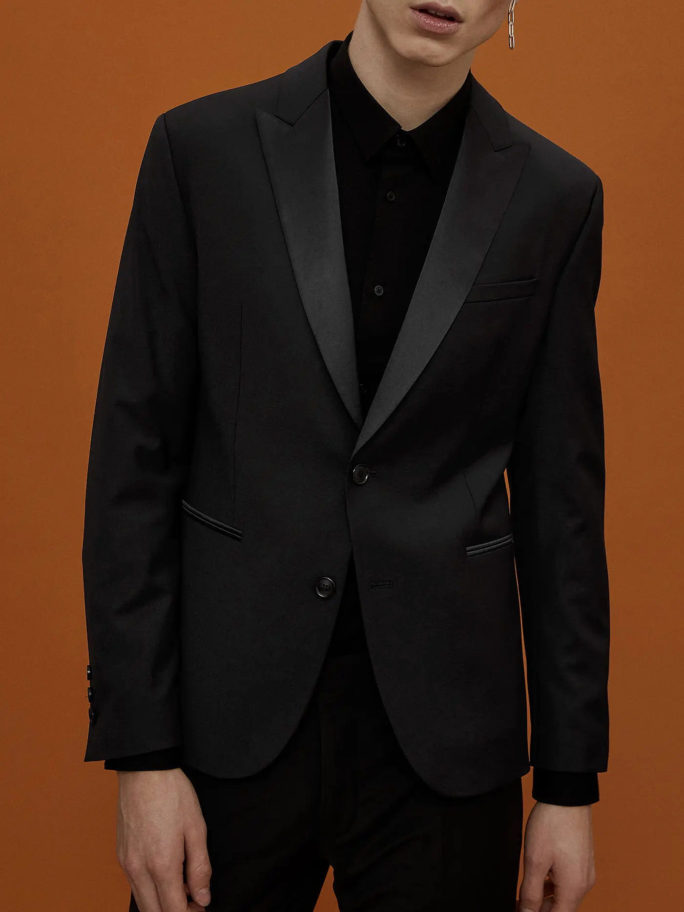 DRYKORN | Smoking Sakko Skinny Fit LORIENT | schwarz