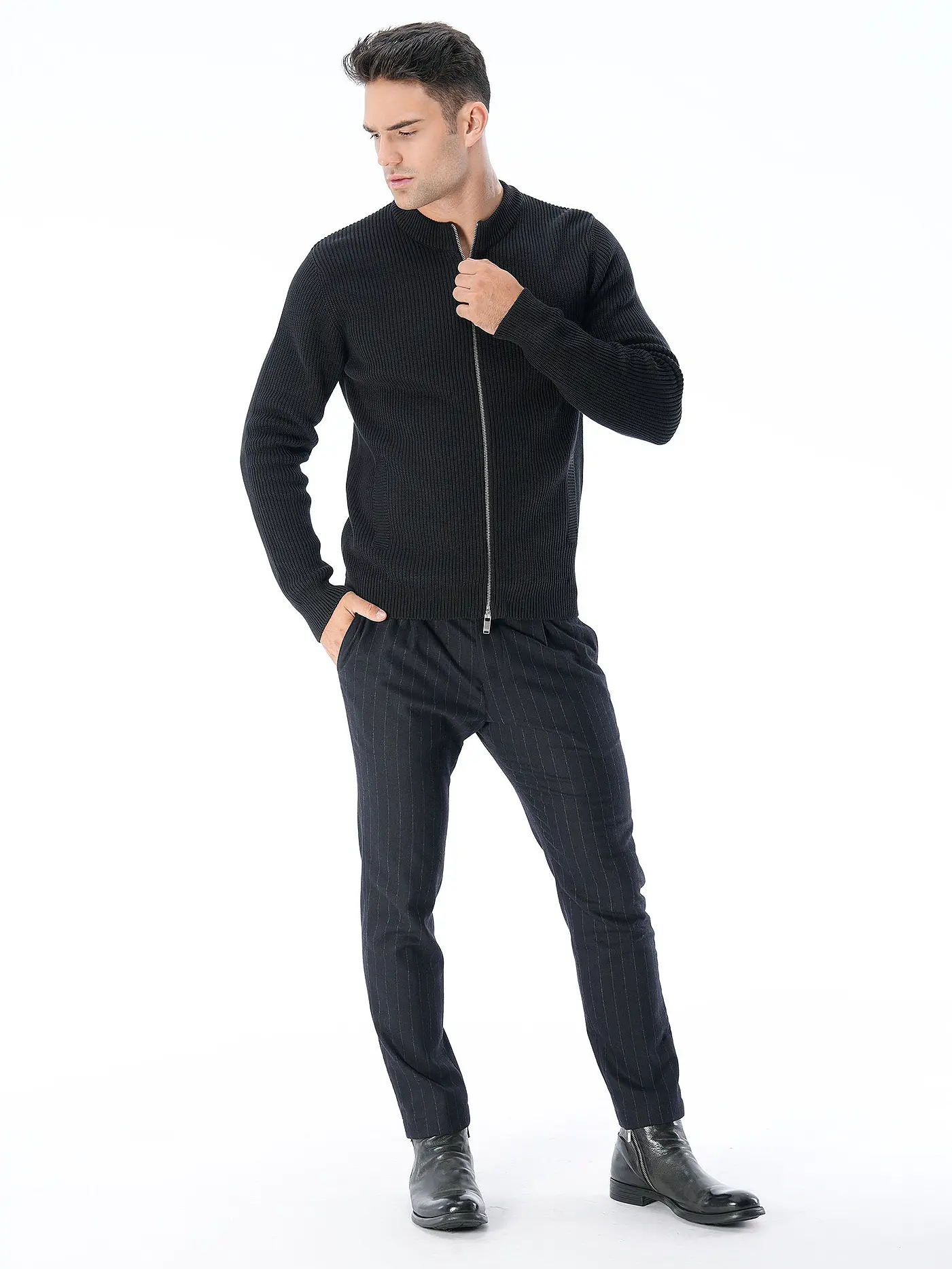 DRYKORN | Strickjacke TRAVUS 1 | schwarz