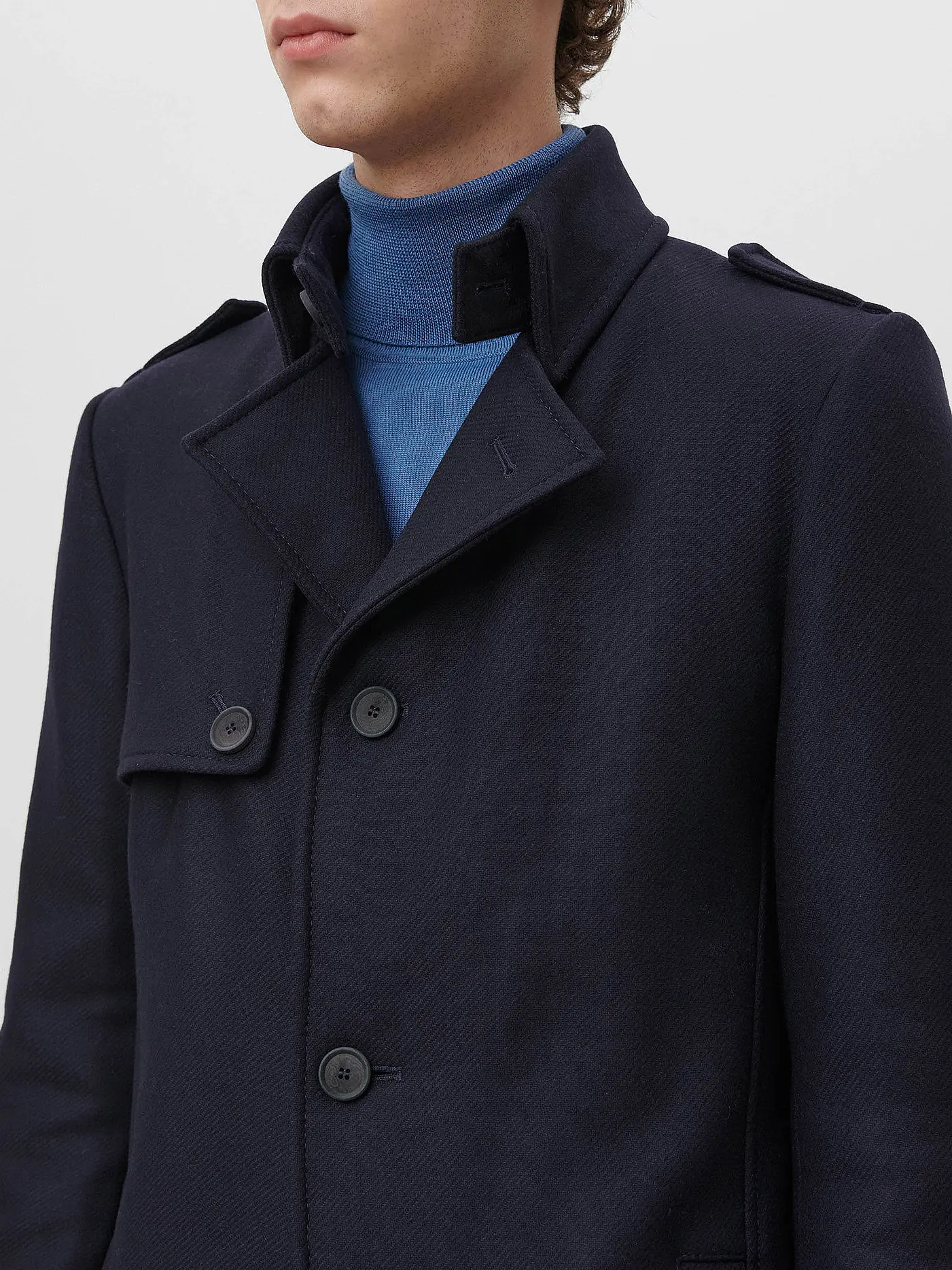 DRYKORN | Wollmantel SKOPJE 1 | blau
