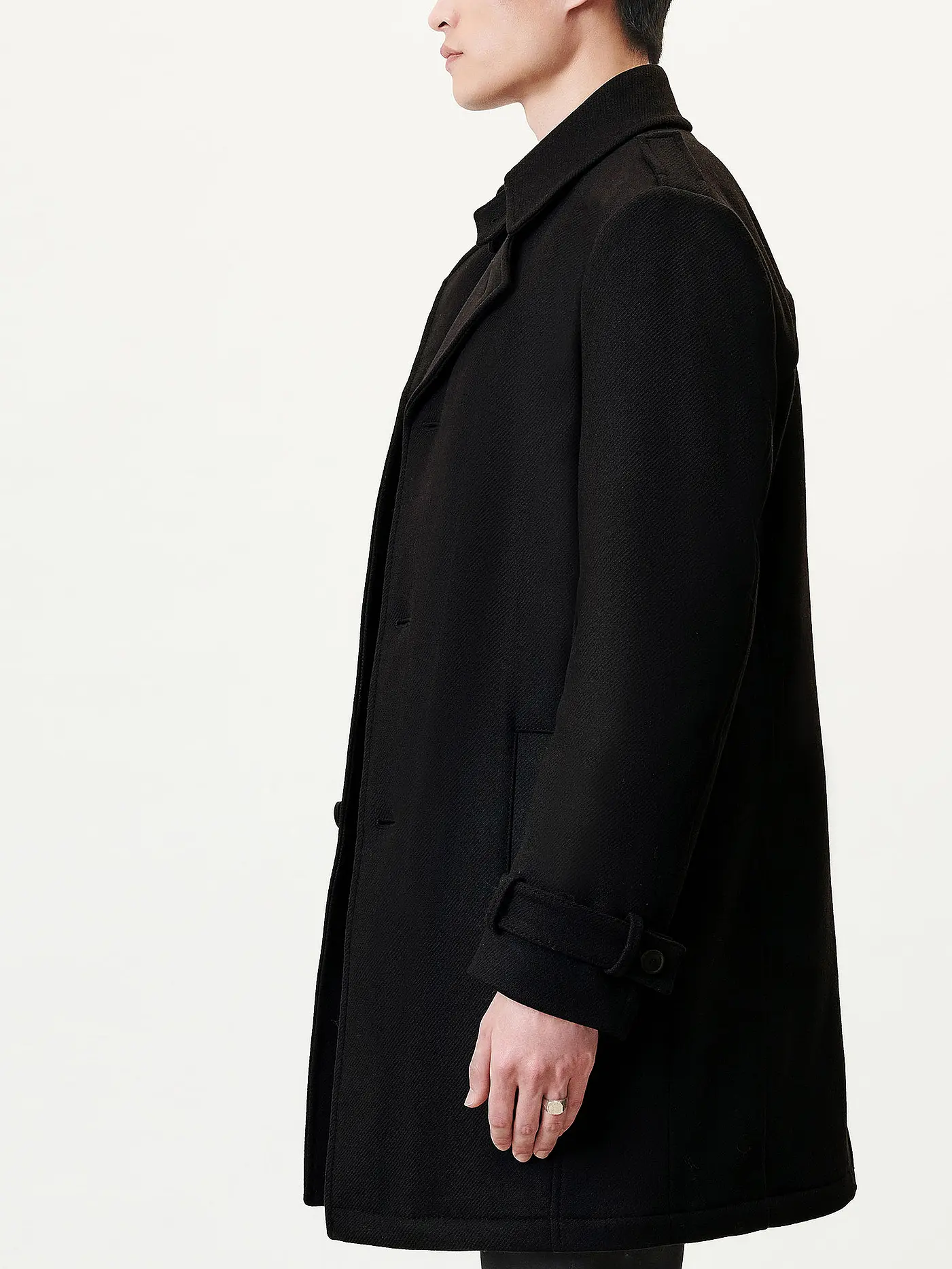 DRYKORN | Wollmantel SKOPJE 1 | schwarz